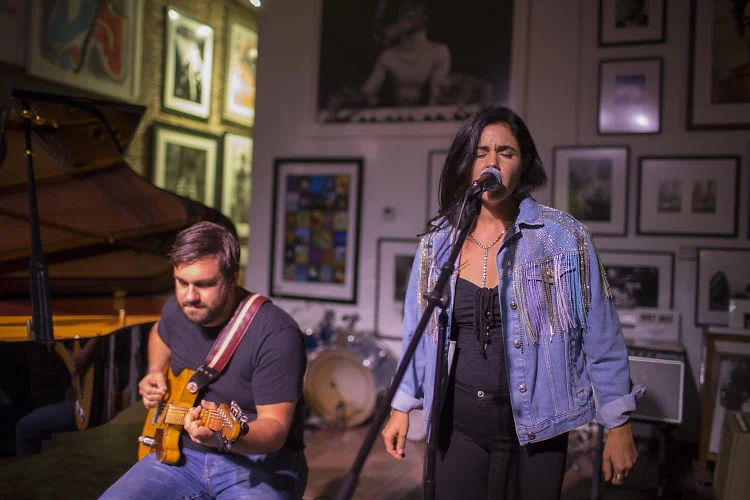 Jesse Palter and John Sosin (guitar)