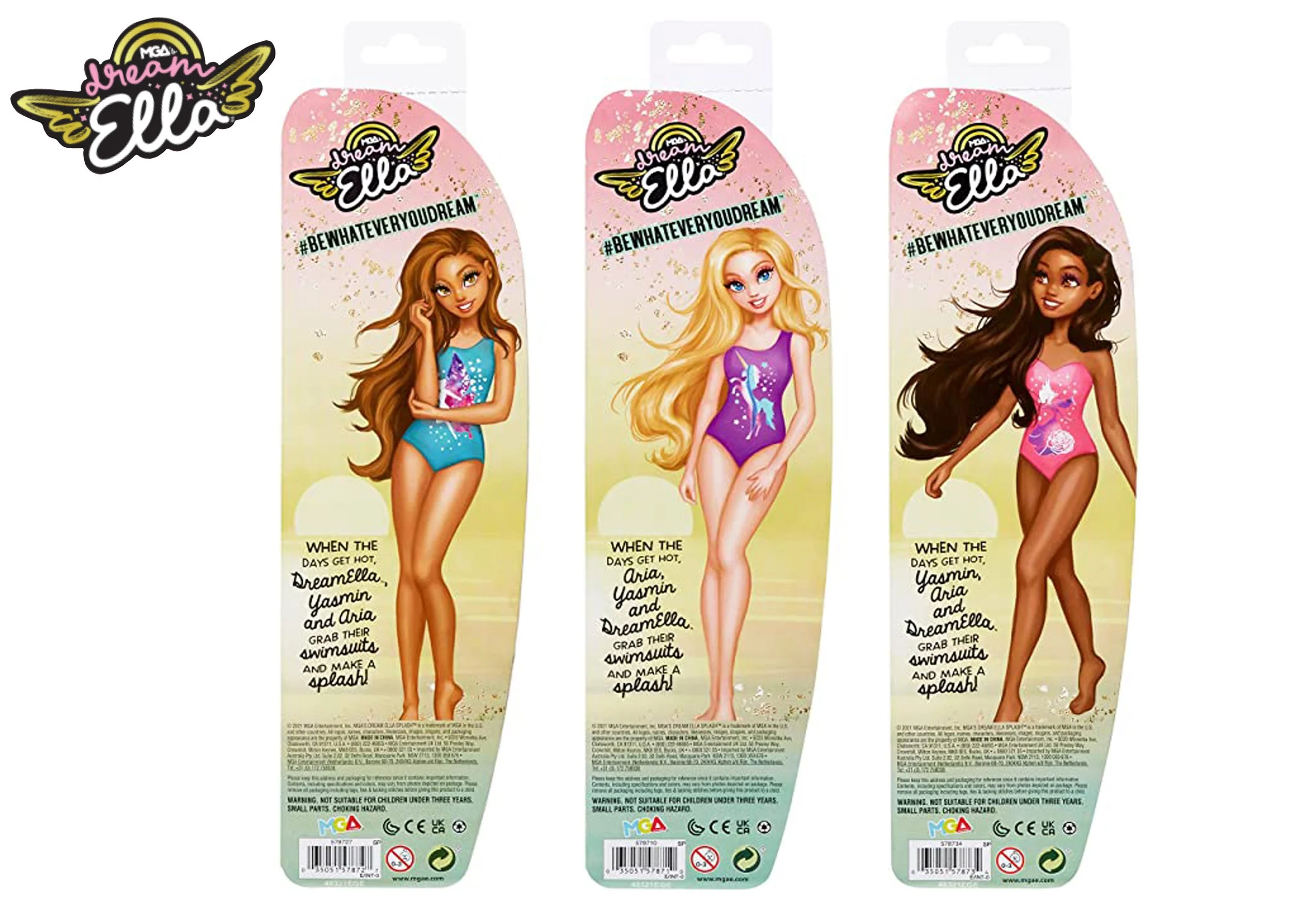 DREAMELLA SPLASH Fashion Dolls