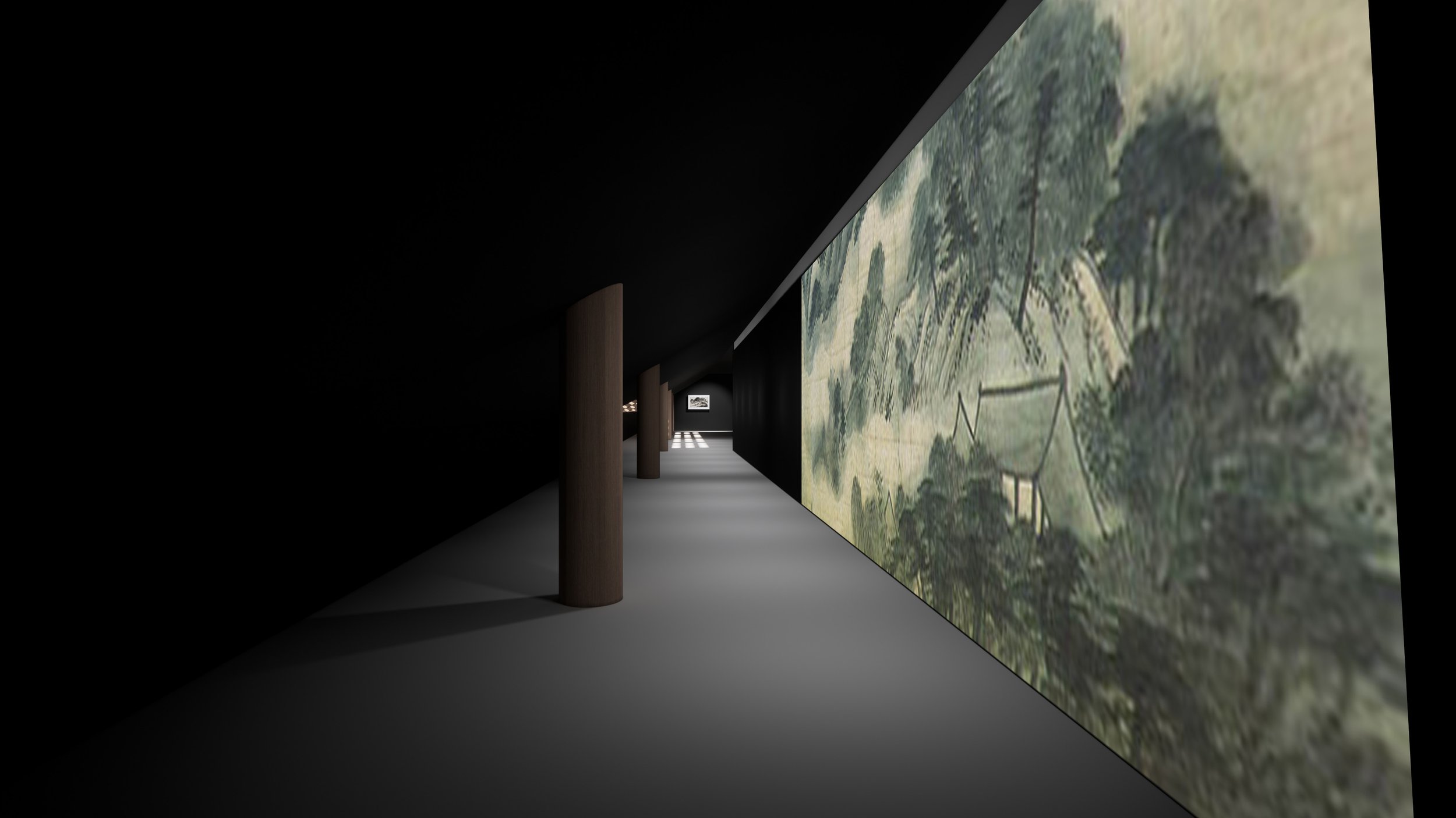  인왕제색도를 보기위한 여정을 시작하다.   Embarking on a journey to see Inwang jesaekdo.  