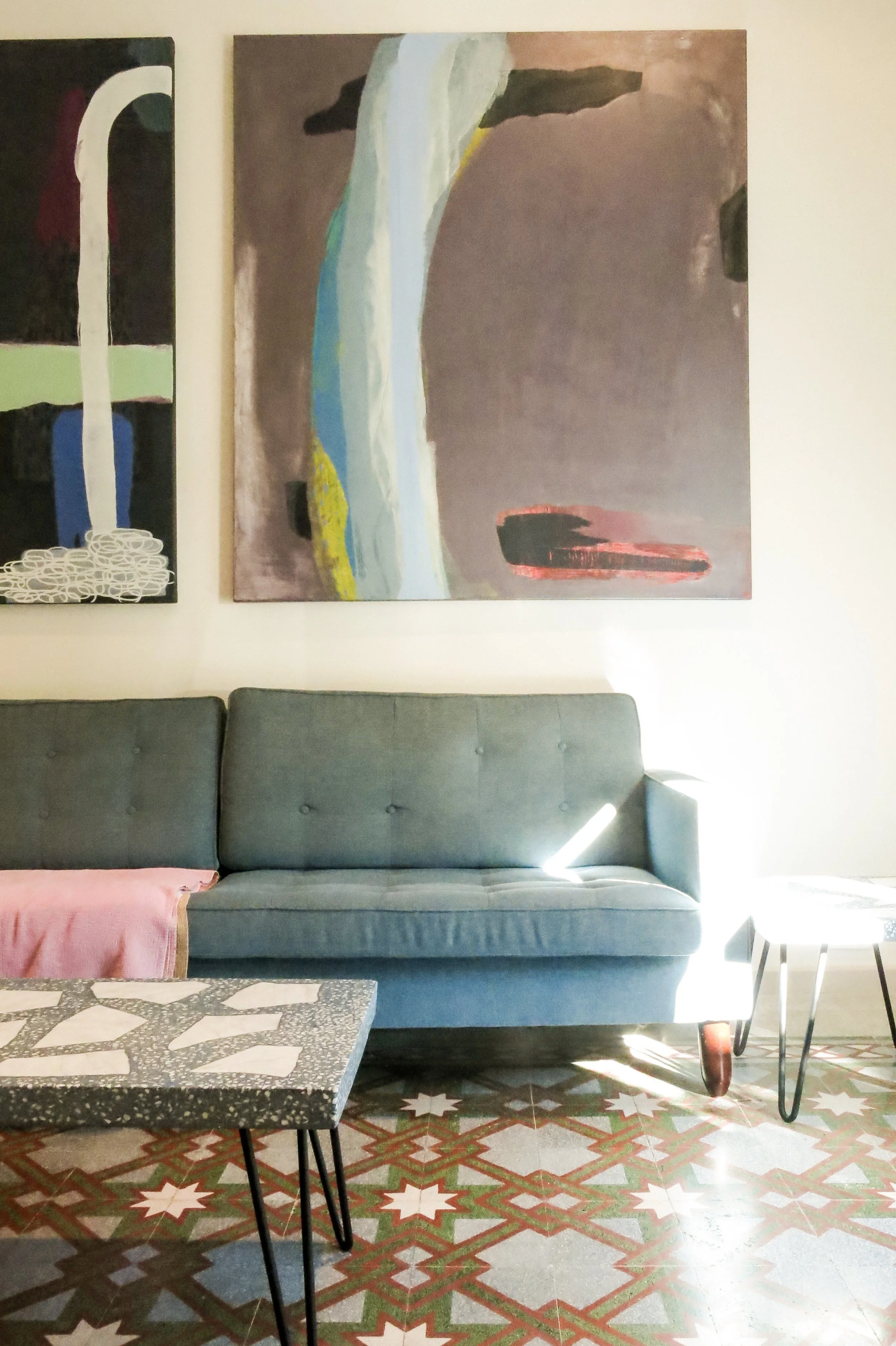 Afternoon light in the loungeroom