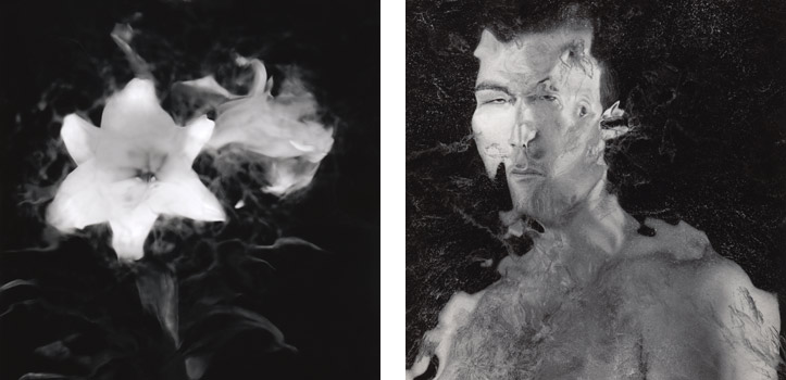 (L) Easter Lilies , 1995; Gelatin silver print; 24 x 20" (61 x 50.8cm); Edition of 10, 2 AP (R) David , 1995; Gelatin silver print; 24 x 20" (61 x 50.8cm); Edition of 10, 2 AP