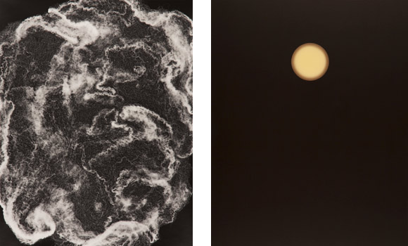 (L) Untitled , 2008; Gelatin silver print; 20 x 16" (50.8 x 40.6cm); unique (R) Untitled , 2008; Gelatin silver print; 20 x 16" (50.8 x 40.6cm); unique