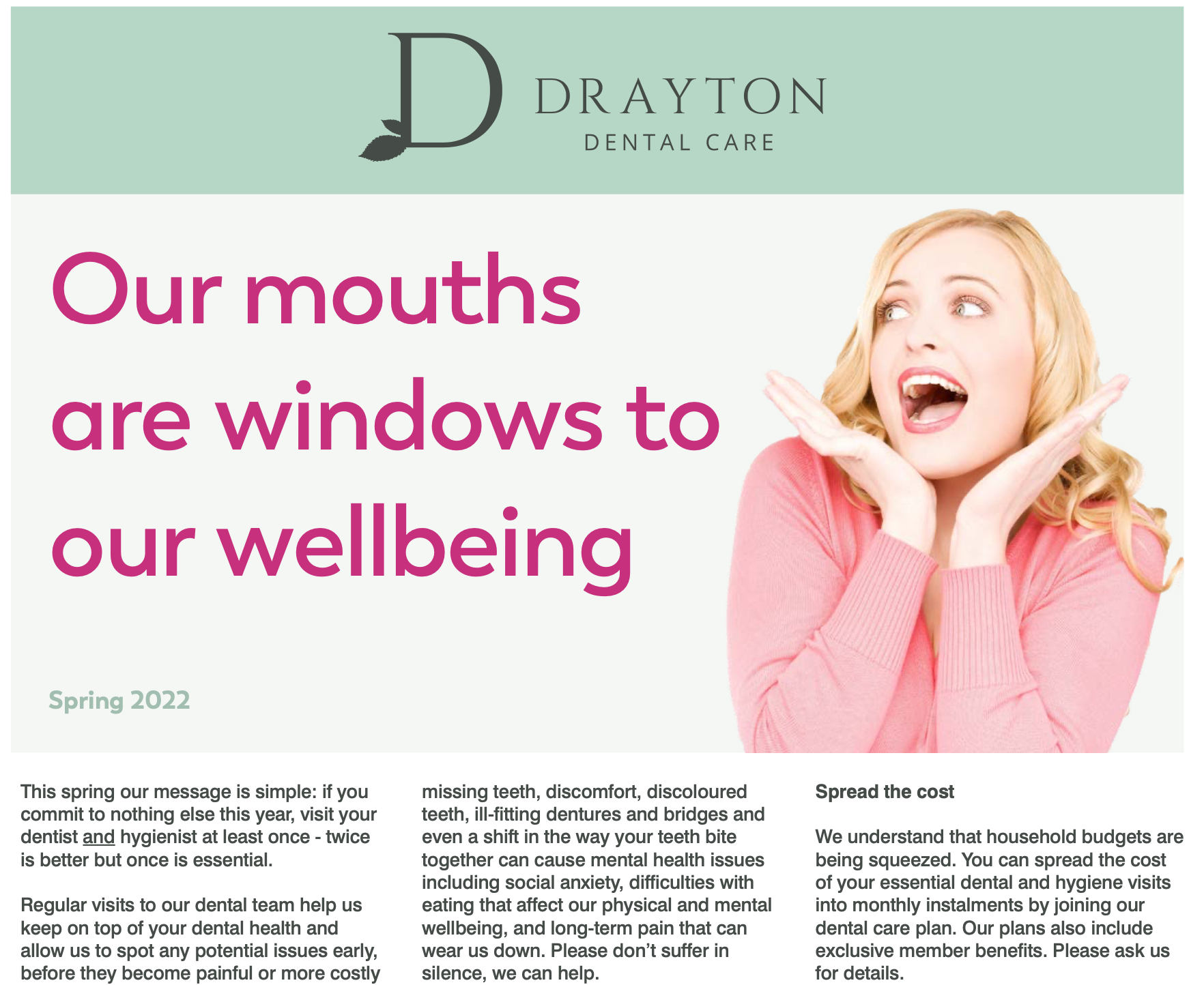 Dentist in Drayton News Drayton Dental Care