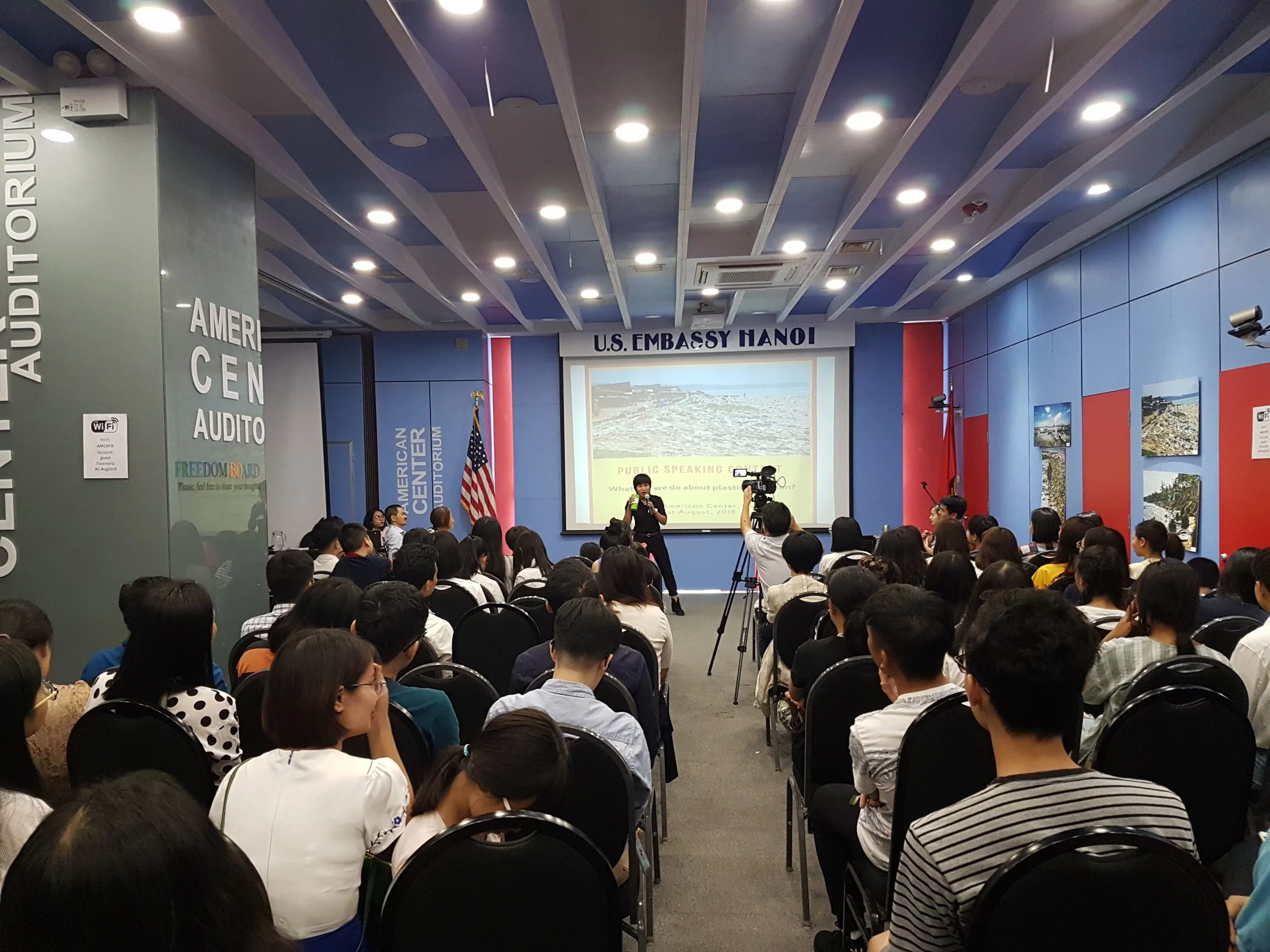 US Embassy speaking contest Winner