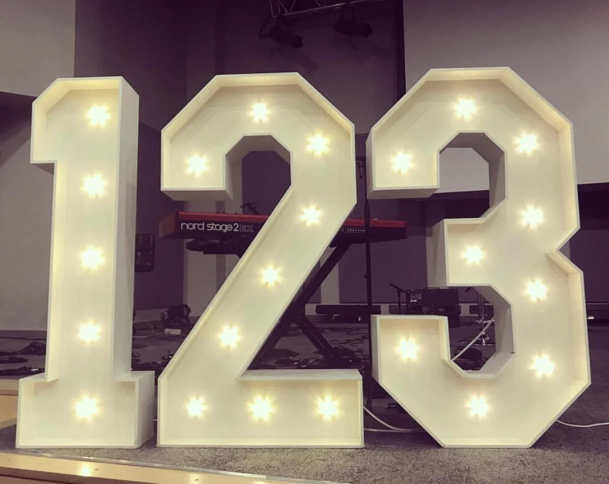 Light Up Letters & Numbers — One Big Day Event Hire | Melbourne