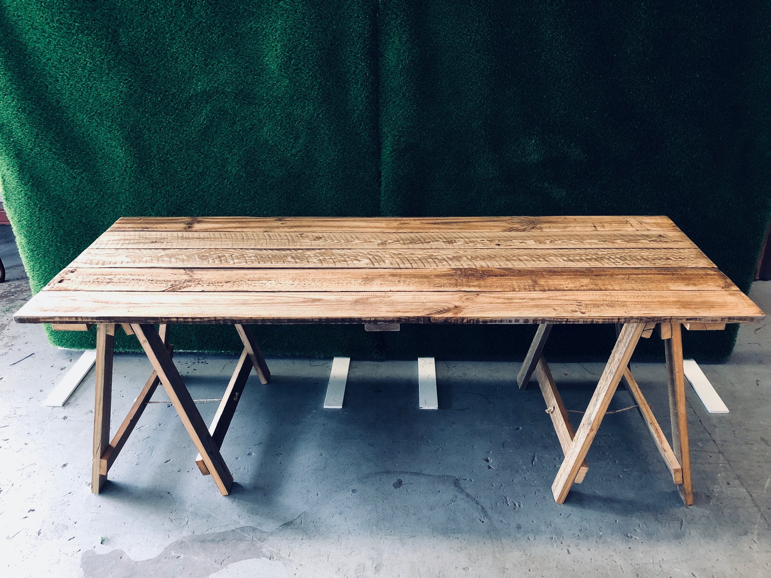Timber Trestle Tables One Big Day Event Hire Melbourne