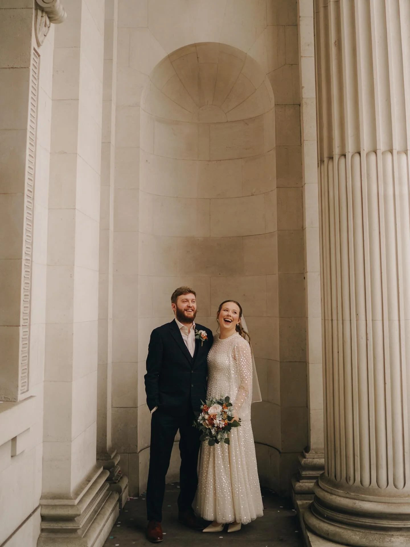 A little London love story. 
.
R&amp;T wanted their day to just be the two of them. No frills or fuss. Just a chilled morning getting ready and then a cab to the town hall. They wanted to say absolutely everything they truly meant to each other witho