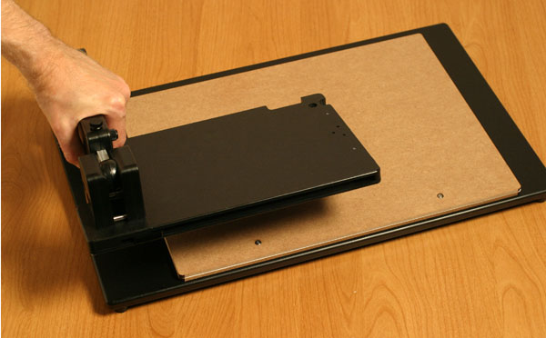 When you finish animating, fold the iPad Holder...