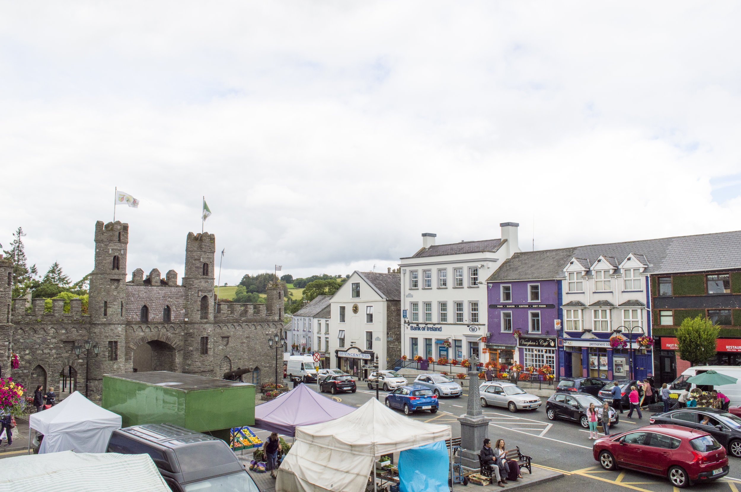 this is the center of macroom, where we were staying with gobnait and sean