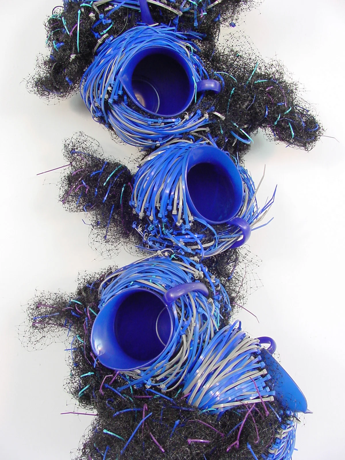 Blue Pitchers detail