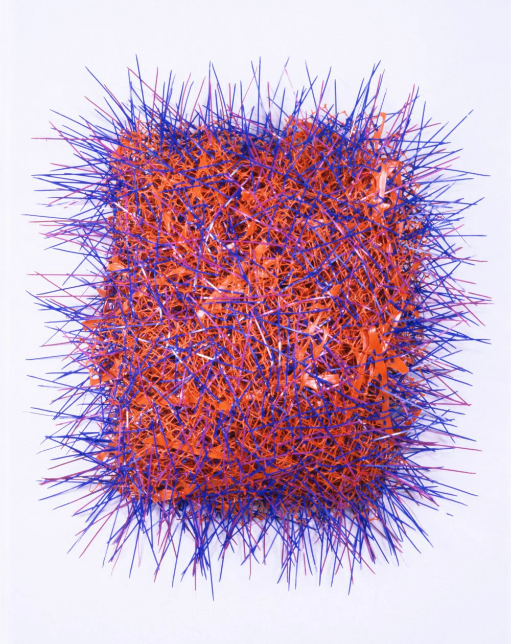 Belly #1 2002 plastic and metal fencing 52 X 42 X 13" private collection