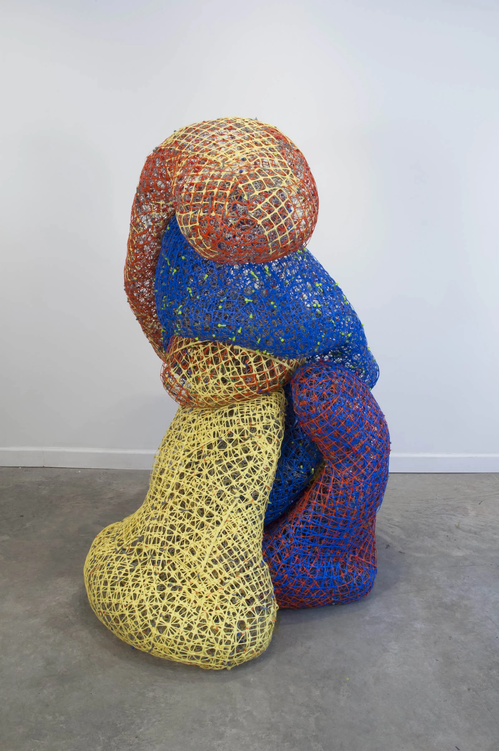 Big Drip plastic+metal fencing 79" x 46" x 46" 2013
