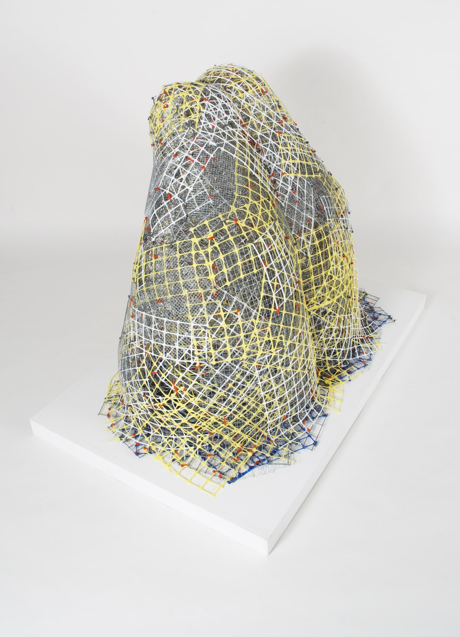   Lick It   plastic+metal fencing  39" x 40" x 23"  2013 