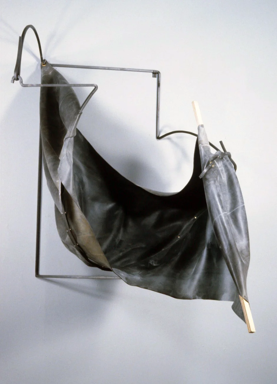 Untitled 90.4 1990 rubber and steel 62 X 49 X 53"