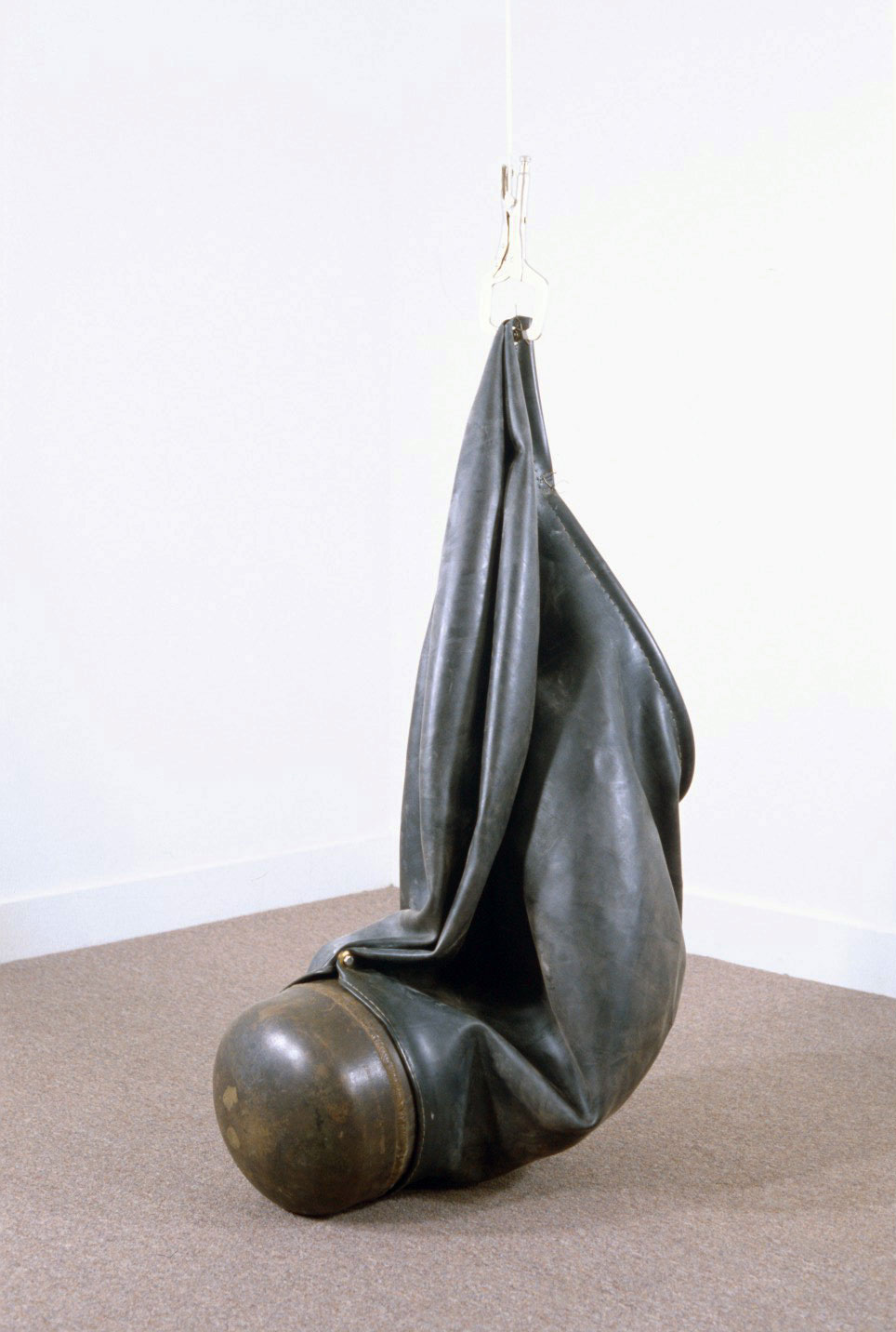   Untitled 95.3   1995  rubber and steel  48 X 27 X 32"   