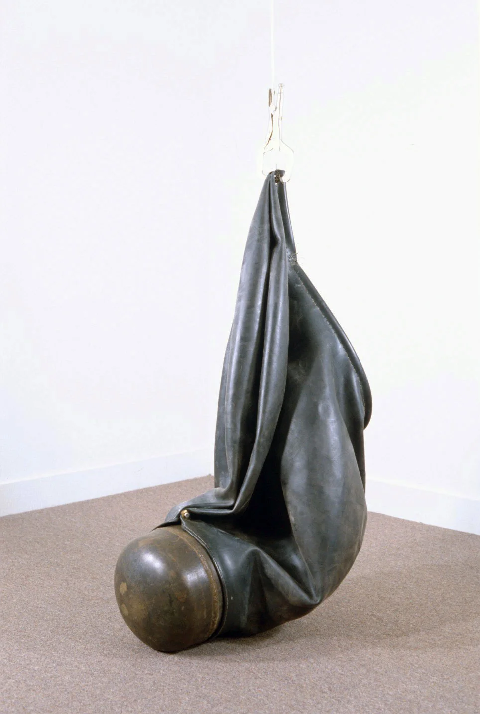 Untitled 95.3 1995 rubber and steel 48 X 27 X 32"