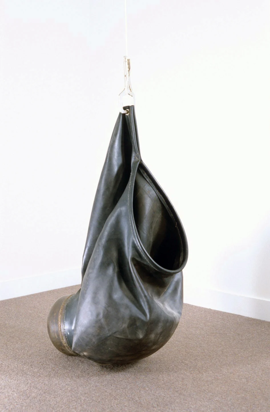 Untitled 95.3 1995 rubber and steel 48 X 27 X 32"