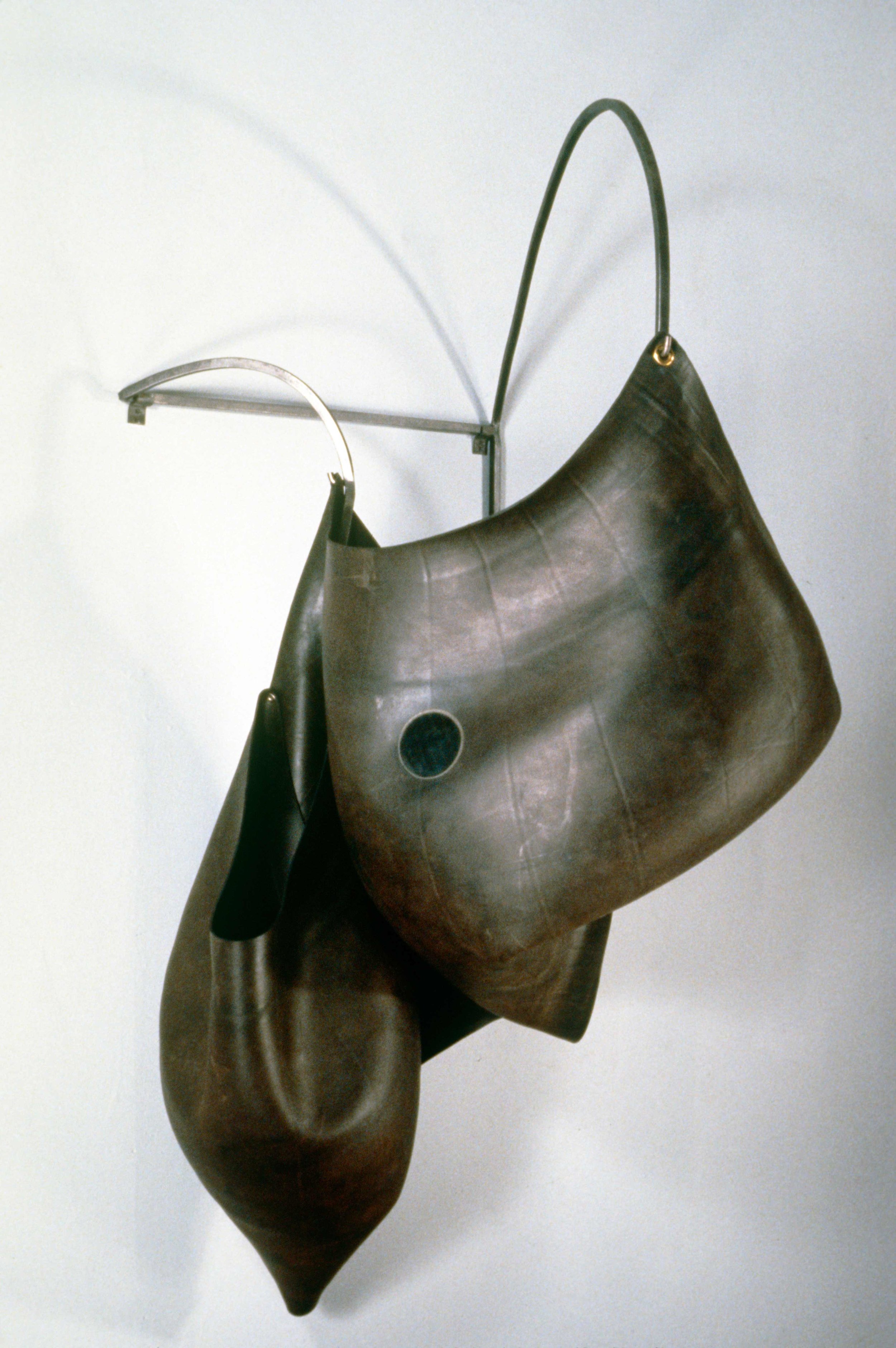   Untitled 90.2   1990  rubber and steel  60 X 32 X 34"   