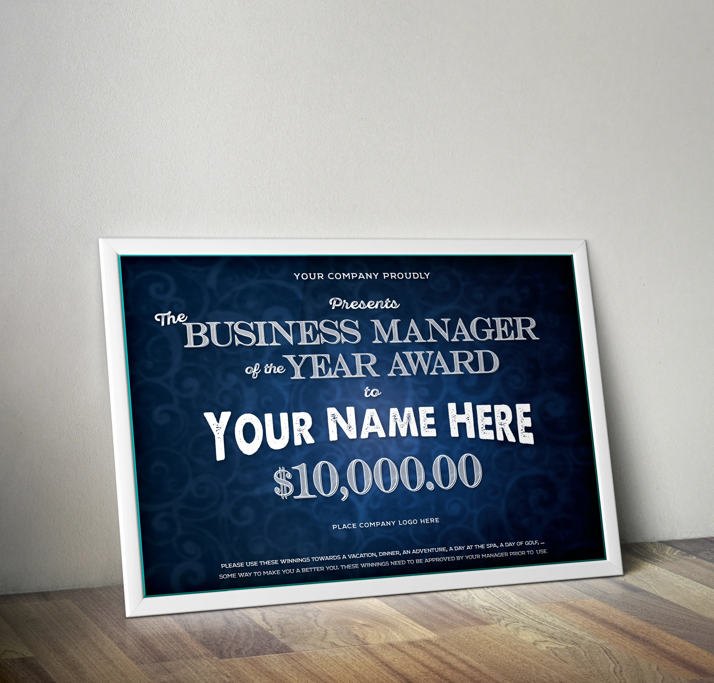Certificate of appreciation concept design