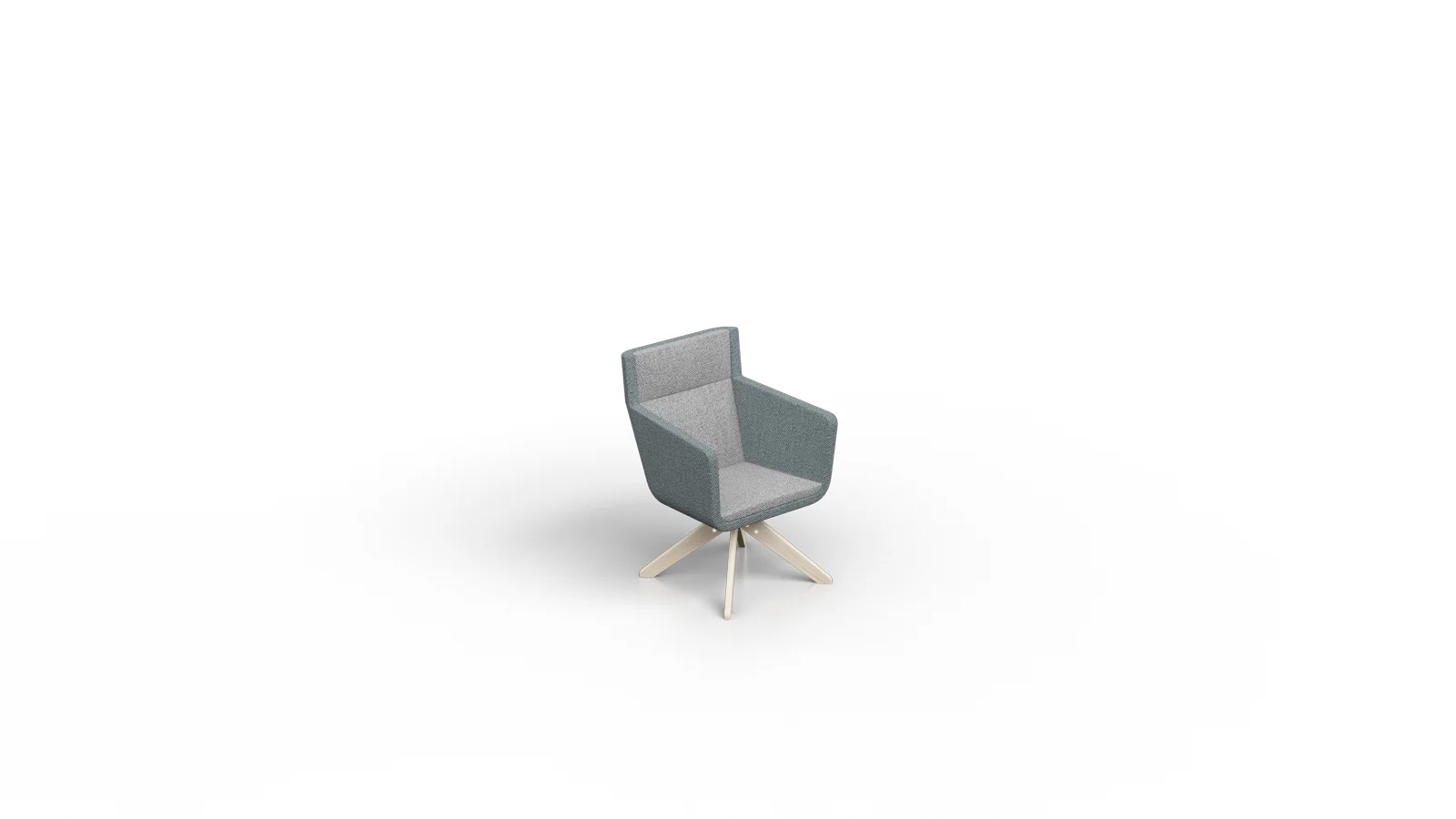 Cube XL Visitor Chair Spider Wood
