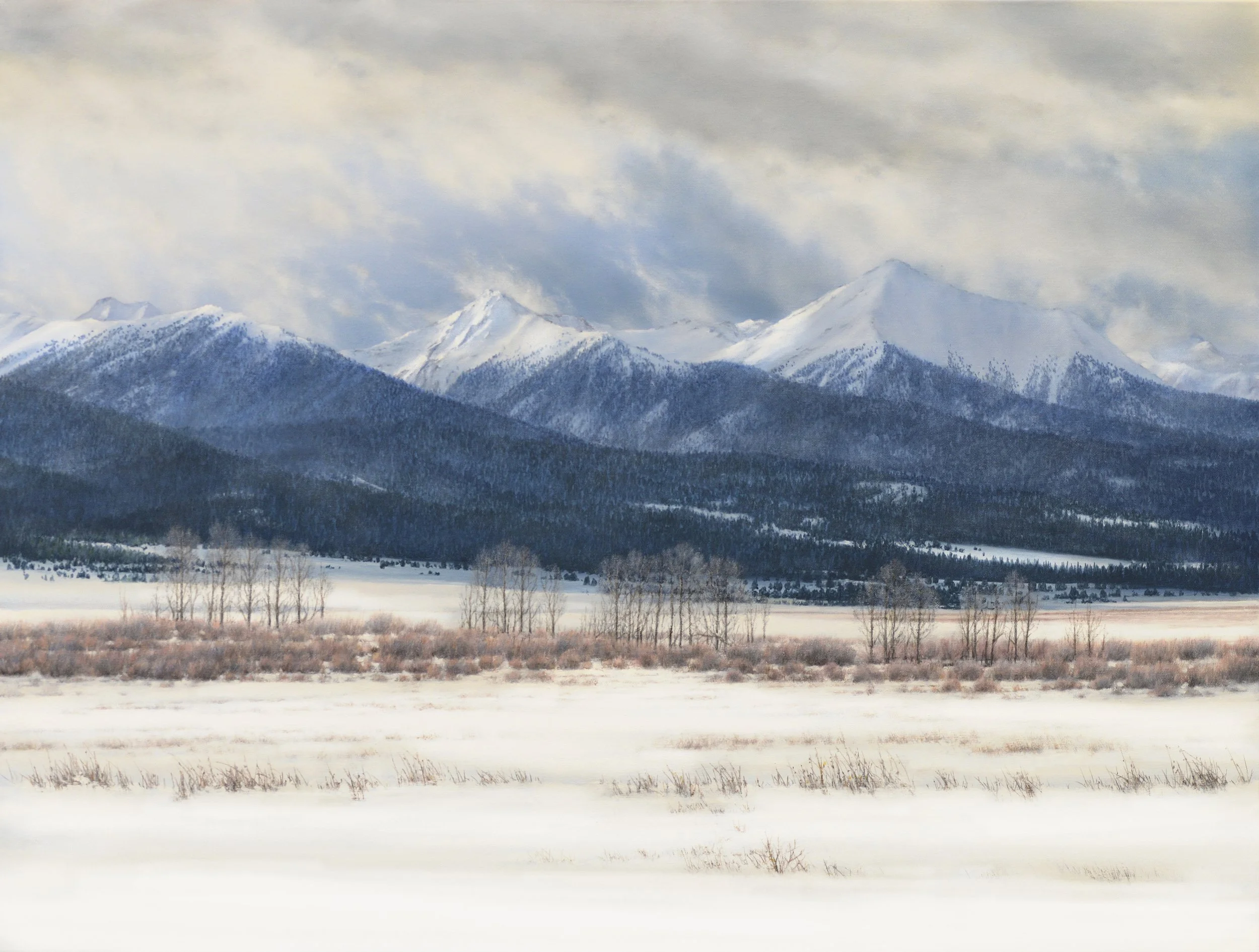 Sangre de Cristos Vertiente Este 
36" x 48" Oil on Canvas