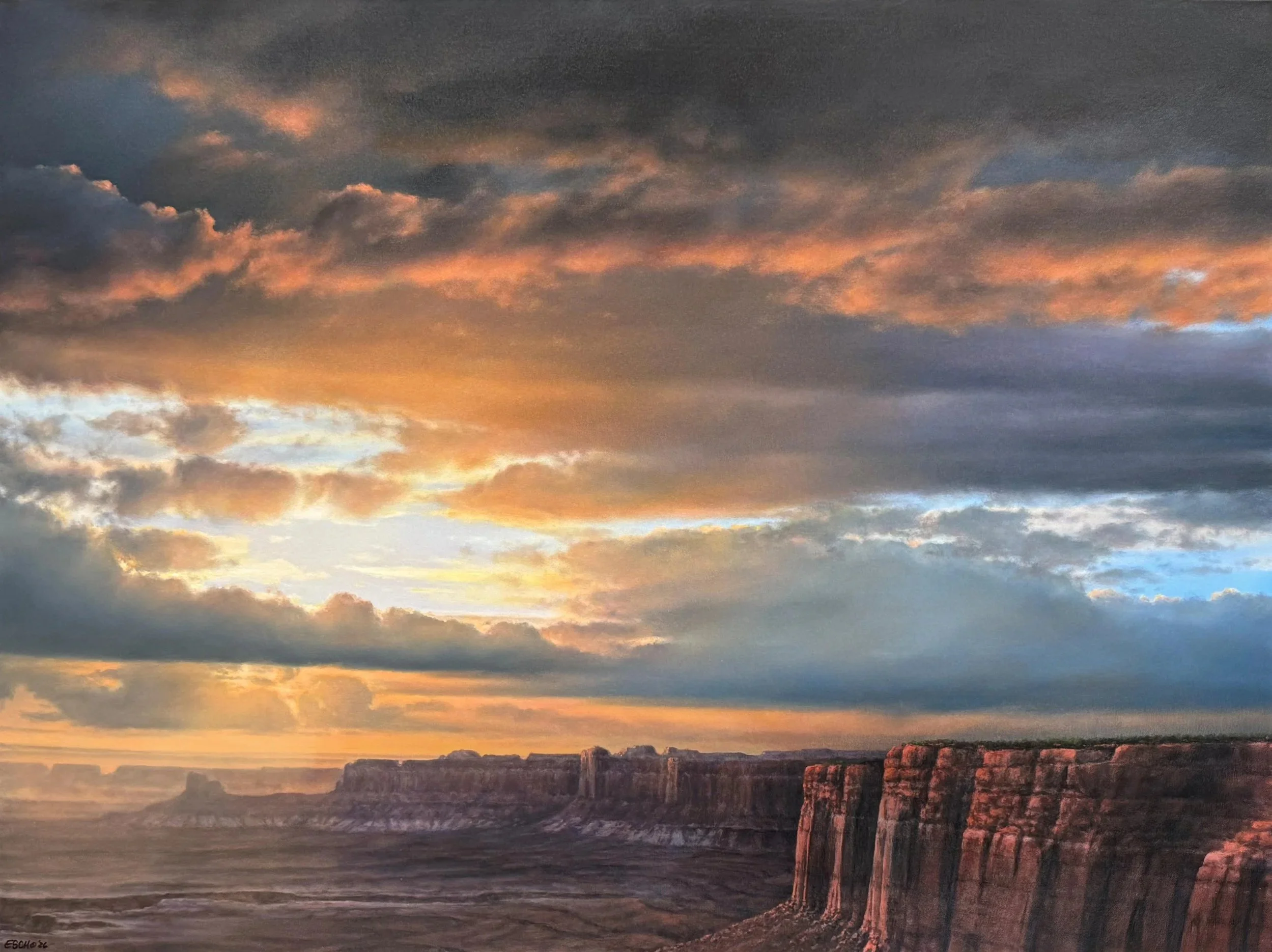 To See the World in a Grain of Sand 
36" x 48" Oil on Canvas