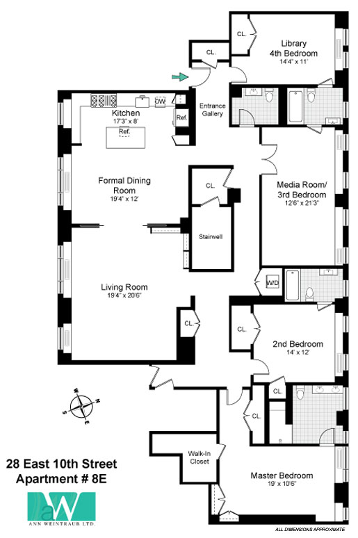 28 East 10th Street Unit 8E Floor Plan