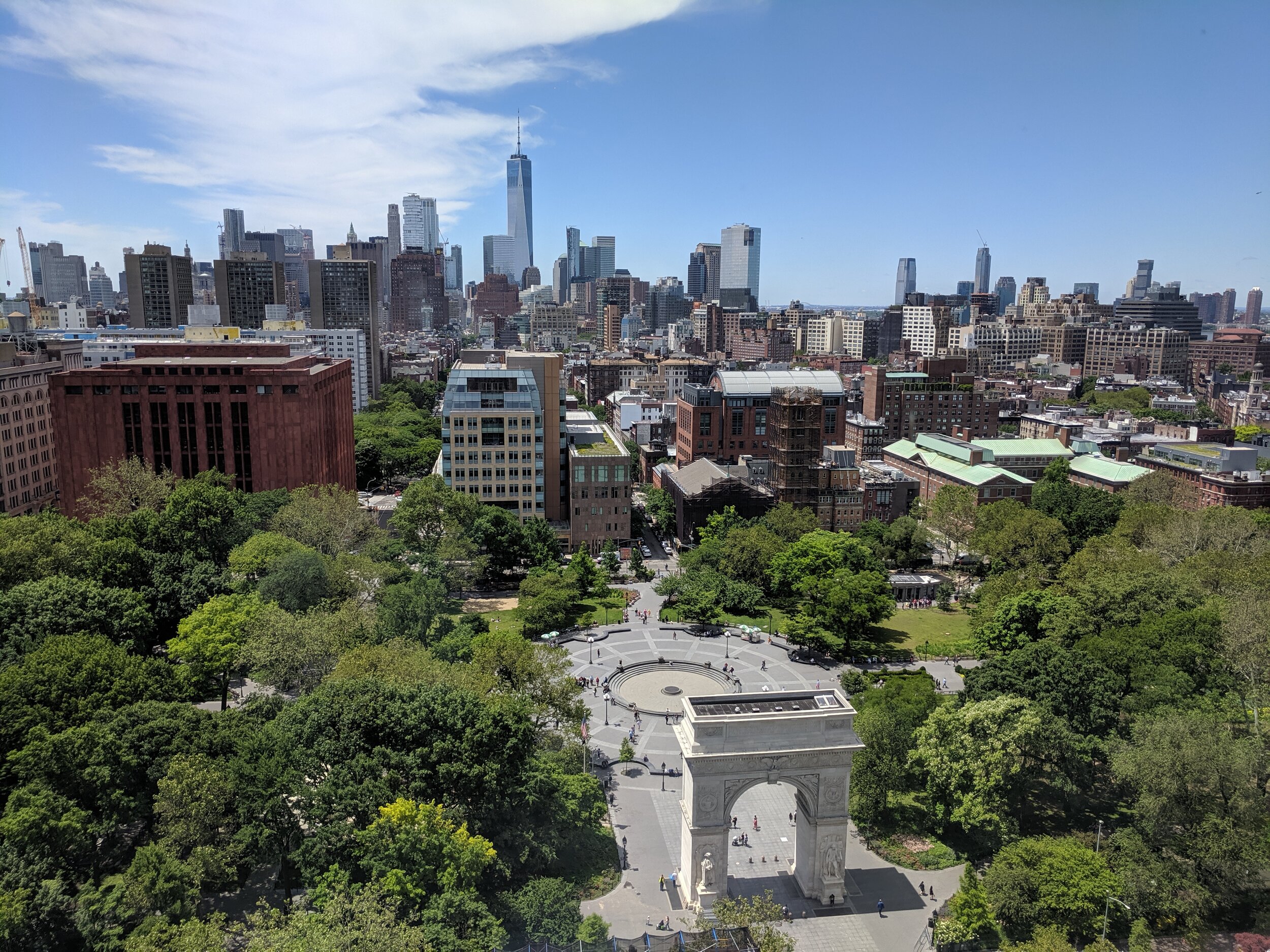 1 Fifth Ave Apt. 22AD Window View of Washington Sq. Park