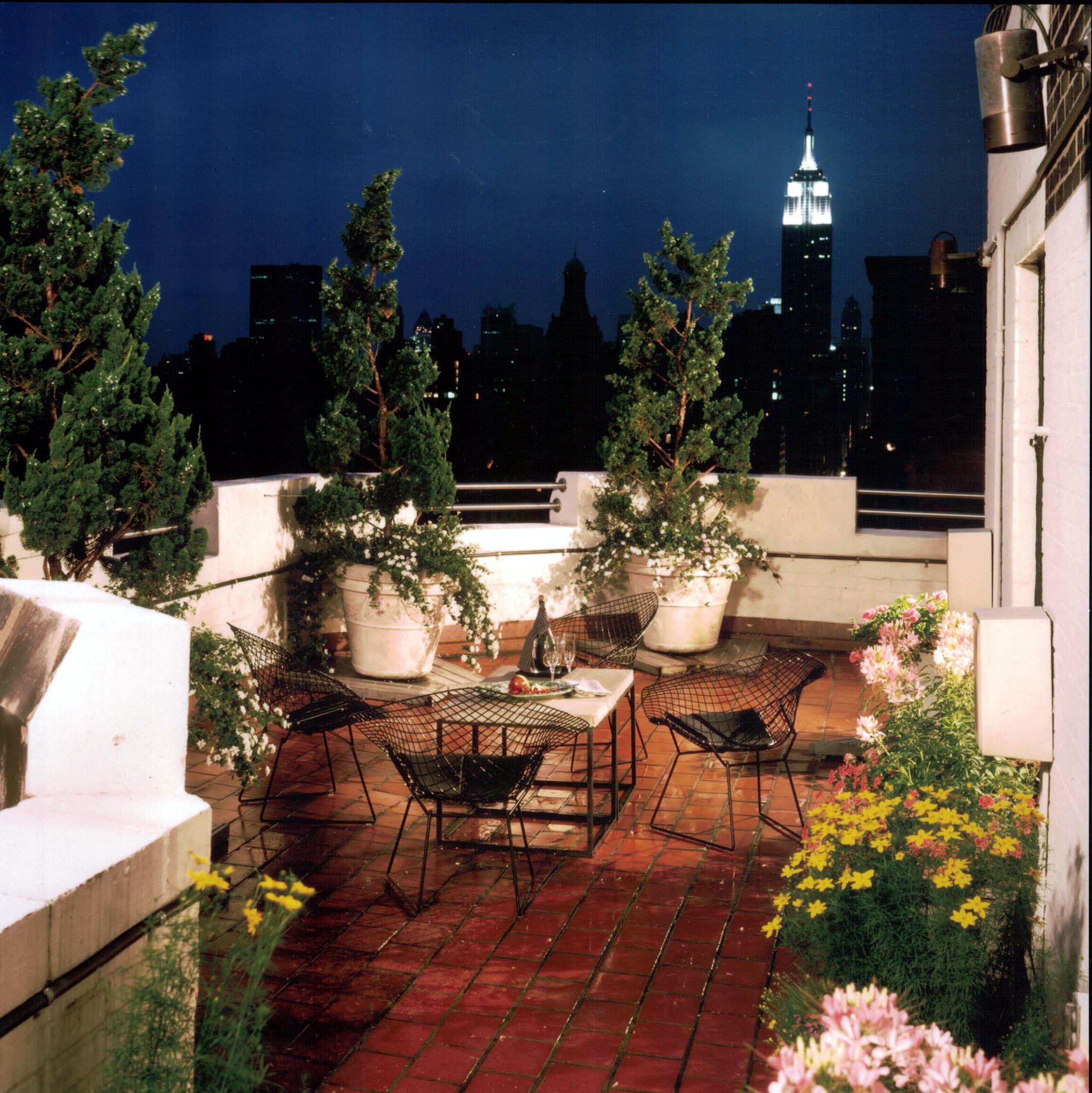 1 Fifth Ave Apt. 18CD Terrace at Night