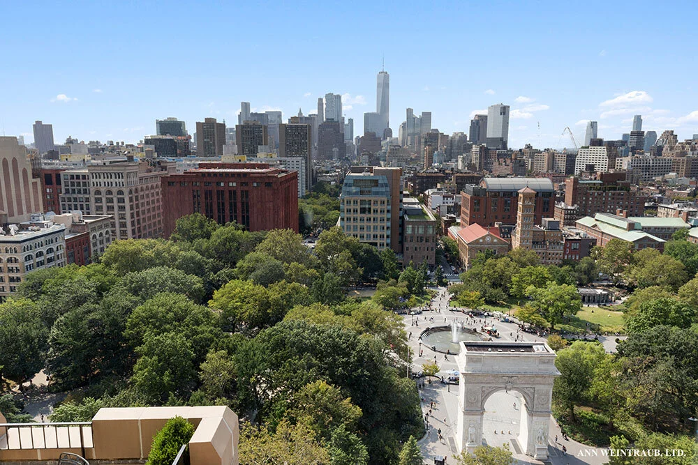 1 Fifth Ave Apt. 21D Window View of Washington Sq. Park