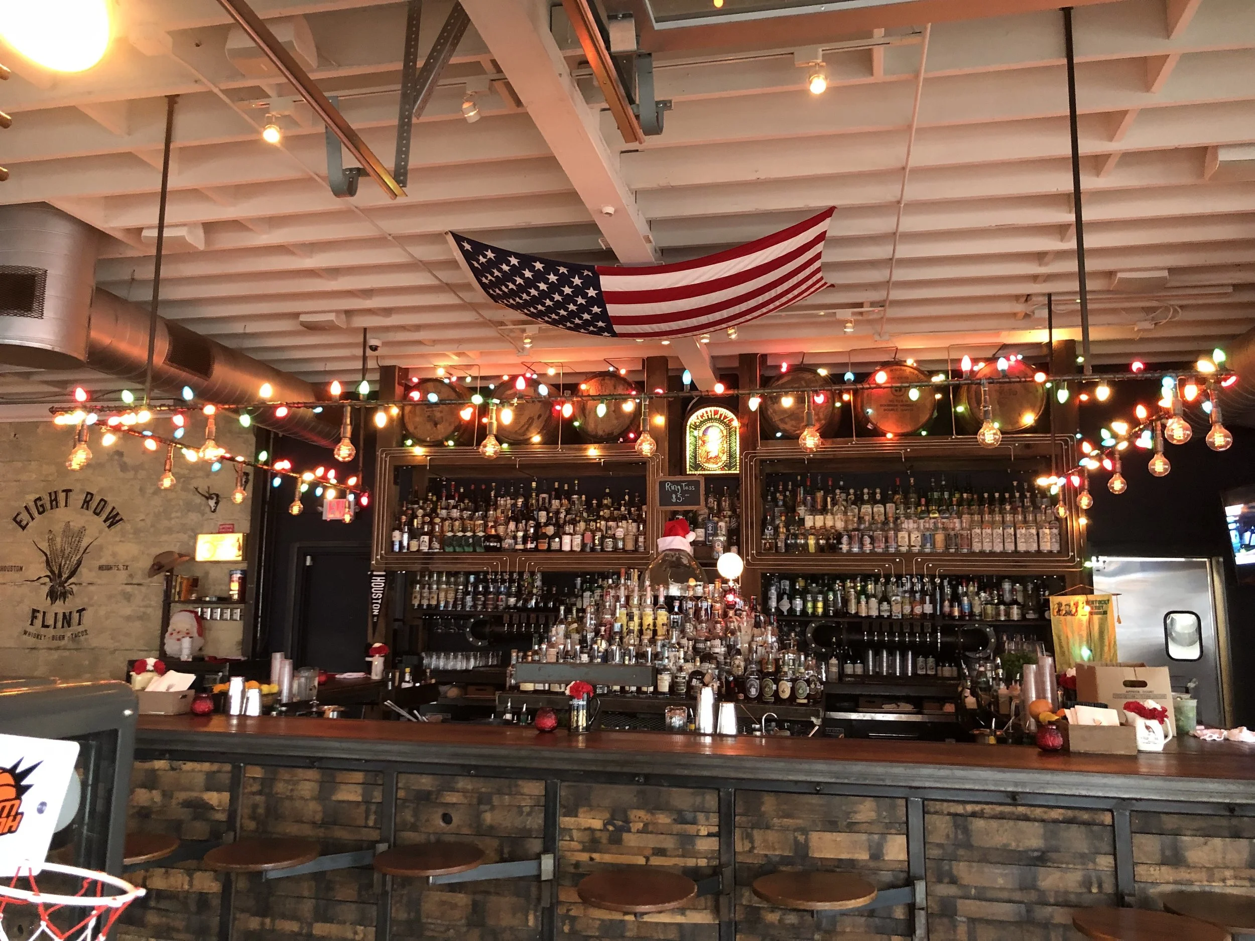 Eight Row Flint is all dressed up for the holidays. 