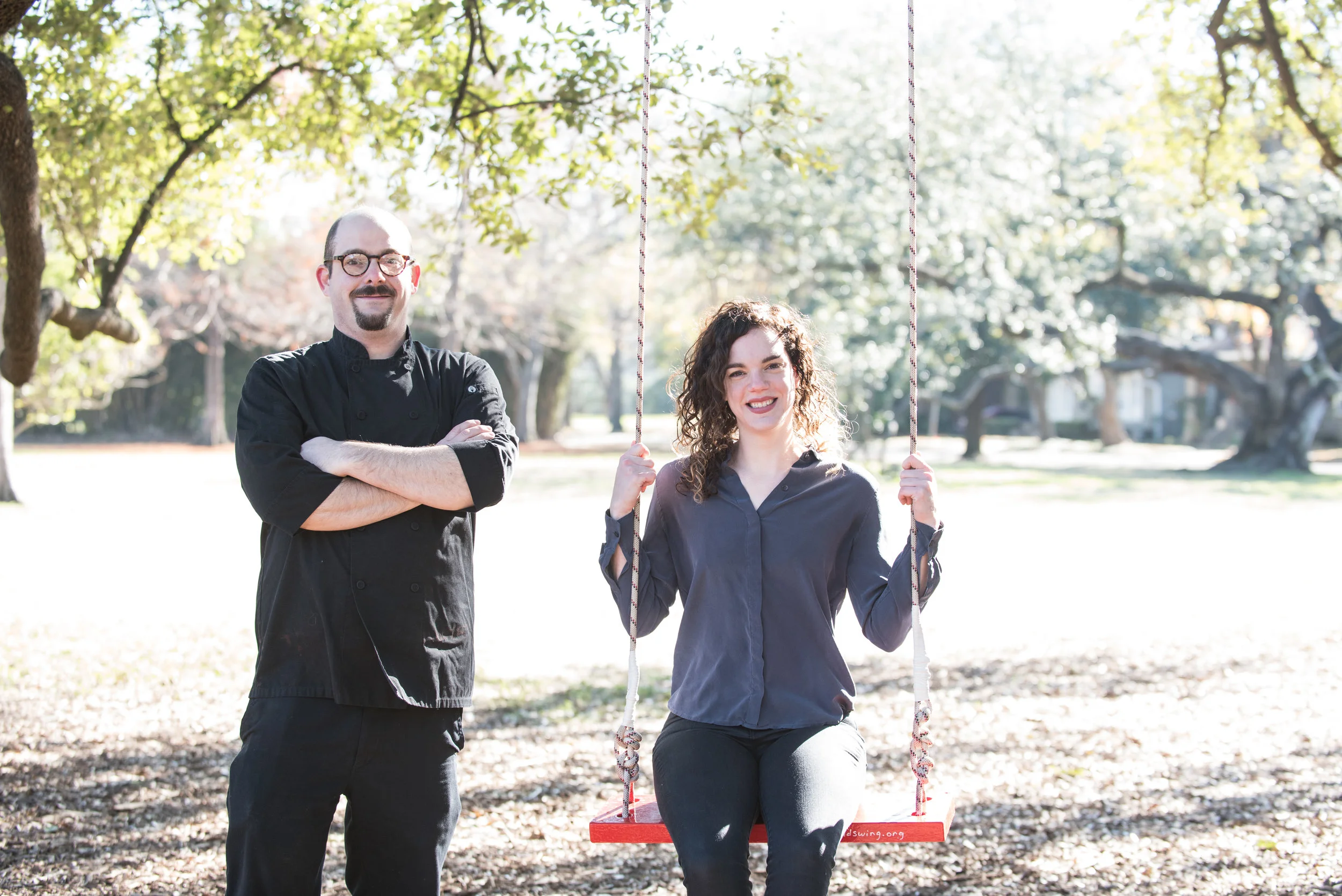 Executive chef Jacob Pate and general manager Julie Rogers