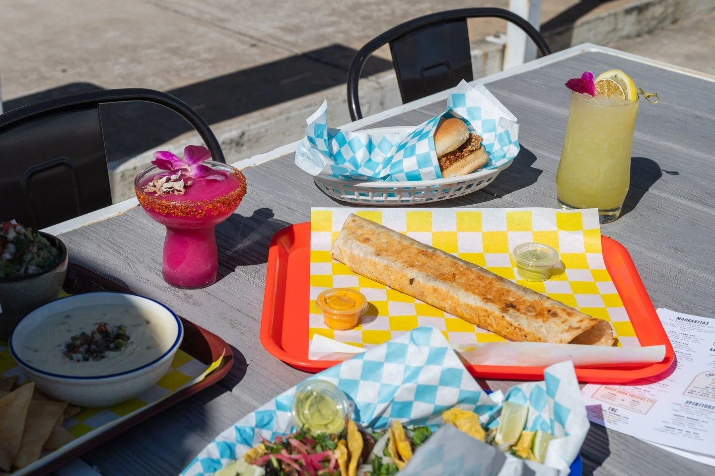 Forecast: perfect. Margaritas: strong. Food: hits. Come hang!