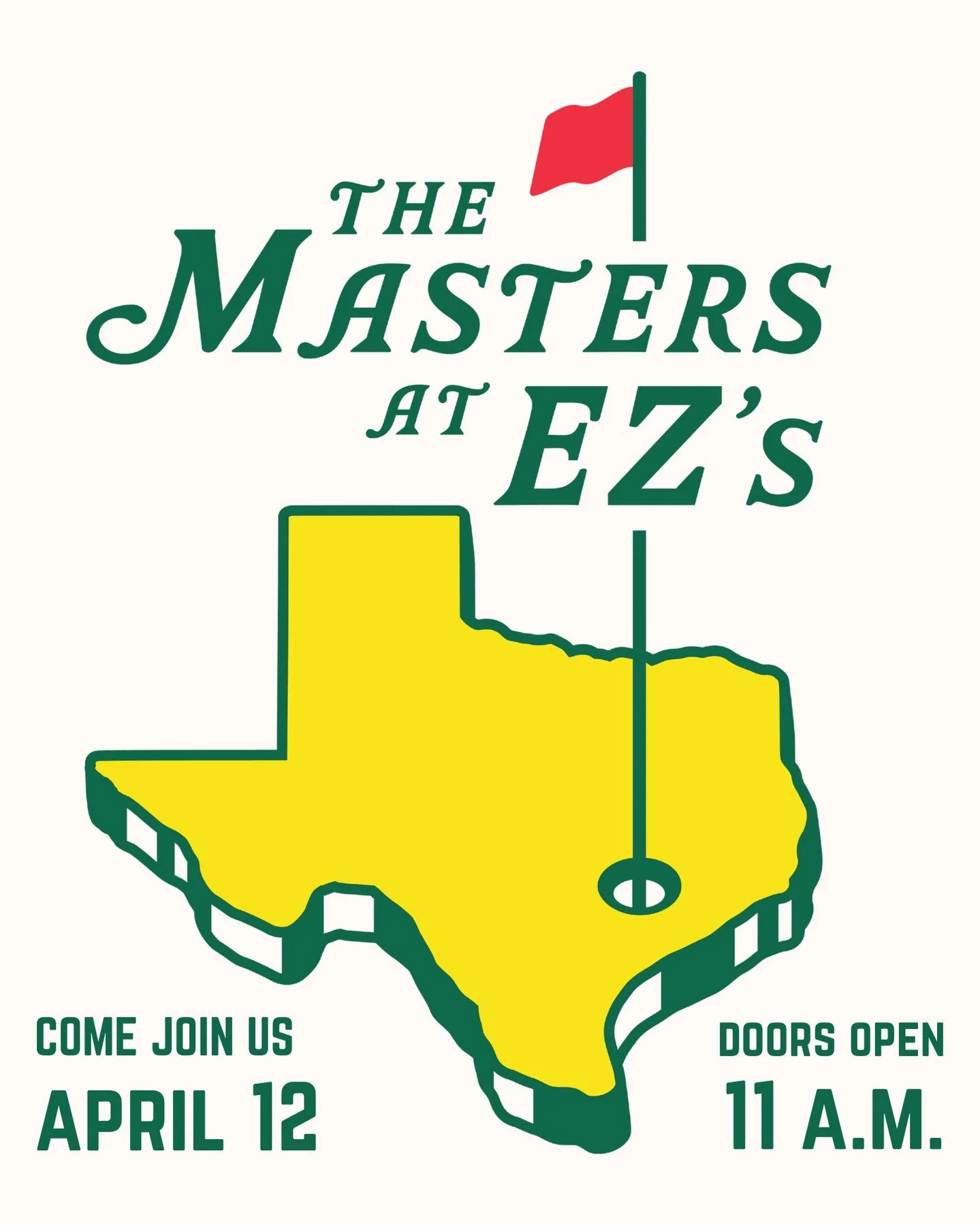 It's baaack. ⛳️ Last year went off, so yeah, we're doing it again. Masters-themed everything, special edition merch, games, prizes and more. Stay tuned here for details!