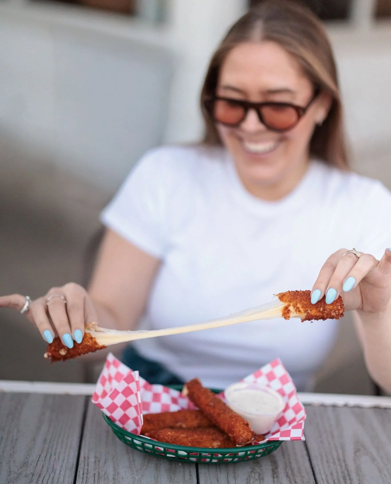 Golden fried Chihuahua cheese sticks: a love story.