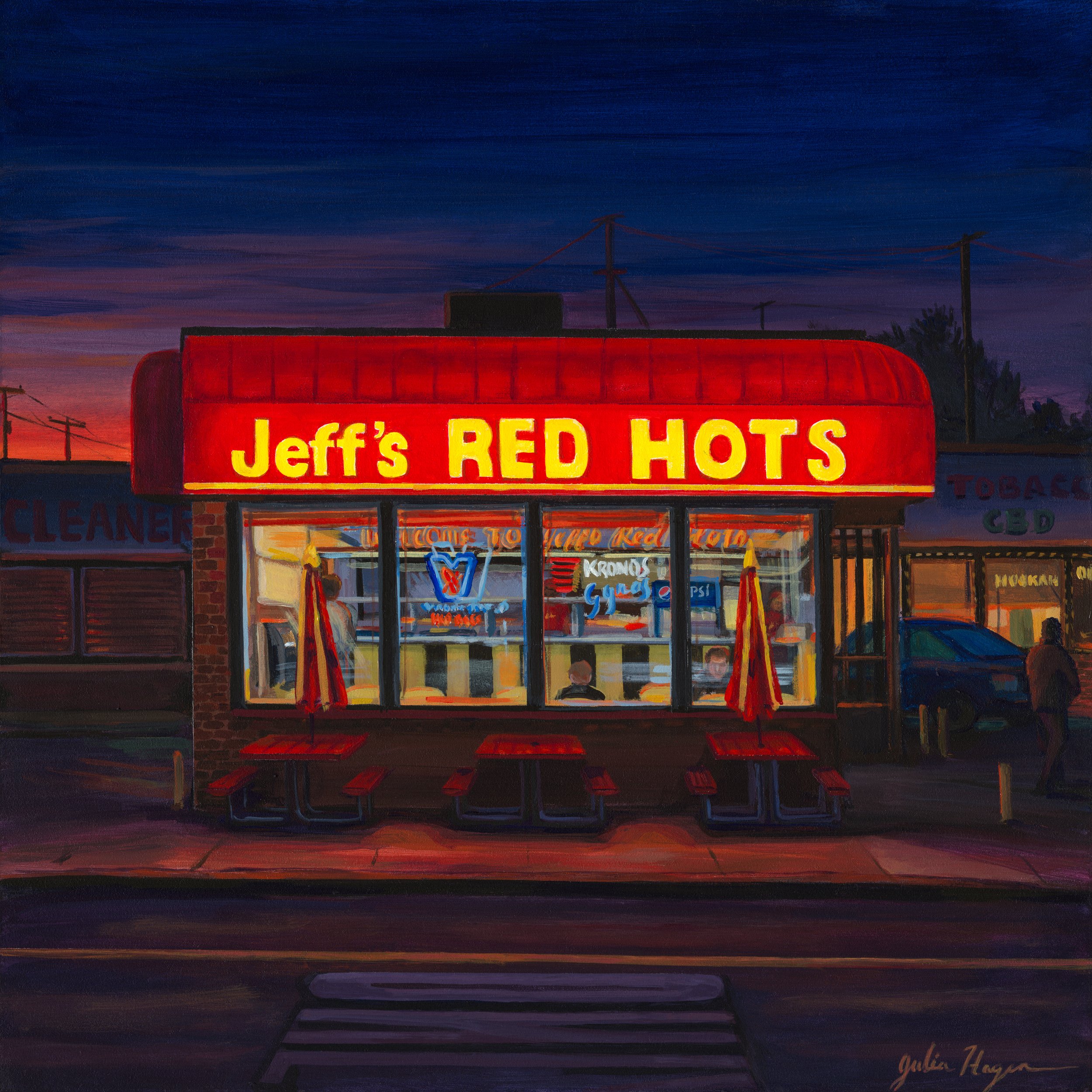 Jeff's Red Hot's - Original Painting
