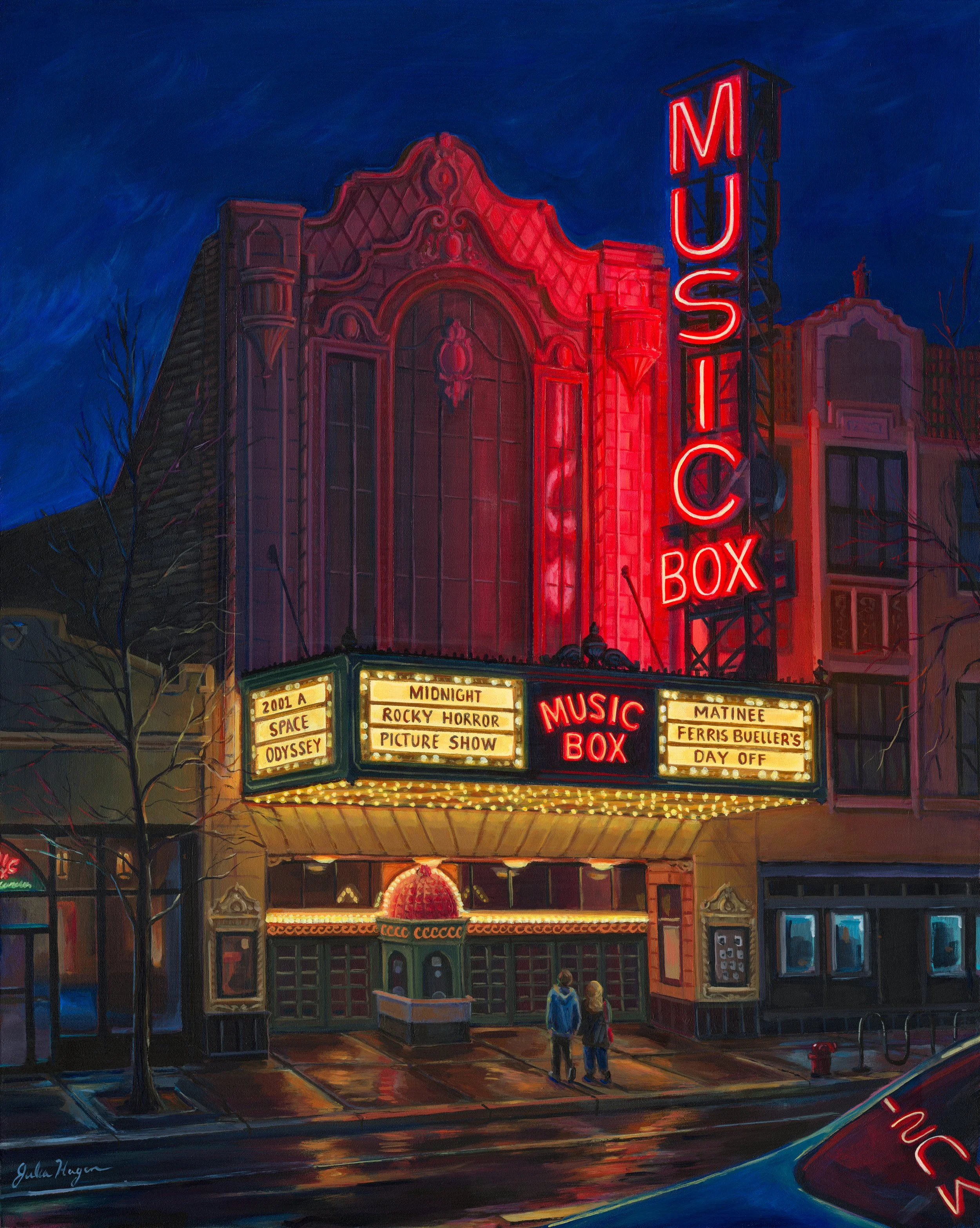"The Music Box at Midnight" - Print with Customization Available