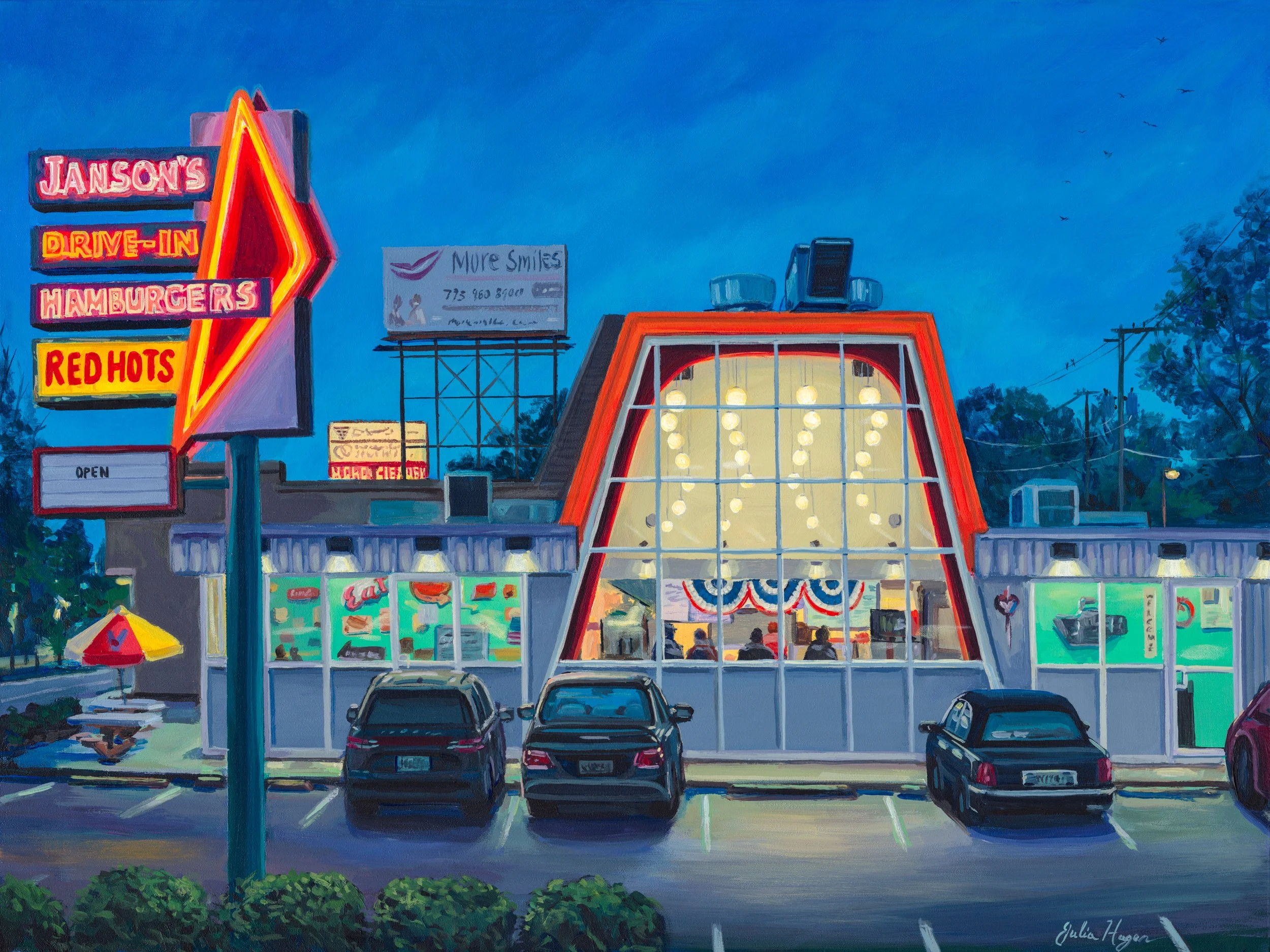 "Janson's Drive-In" - Original Painting