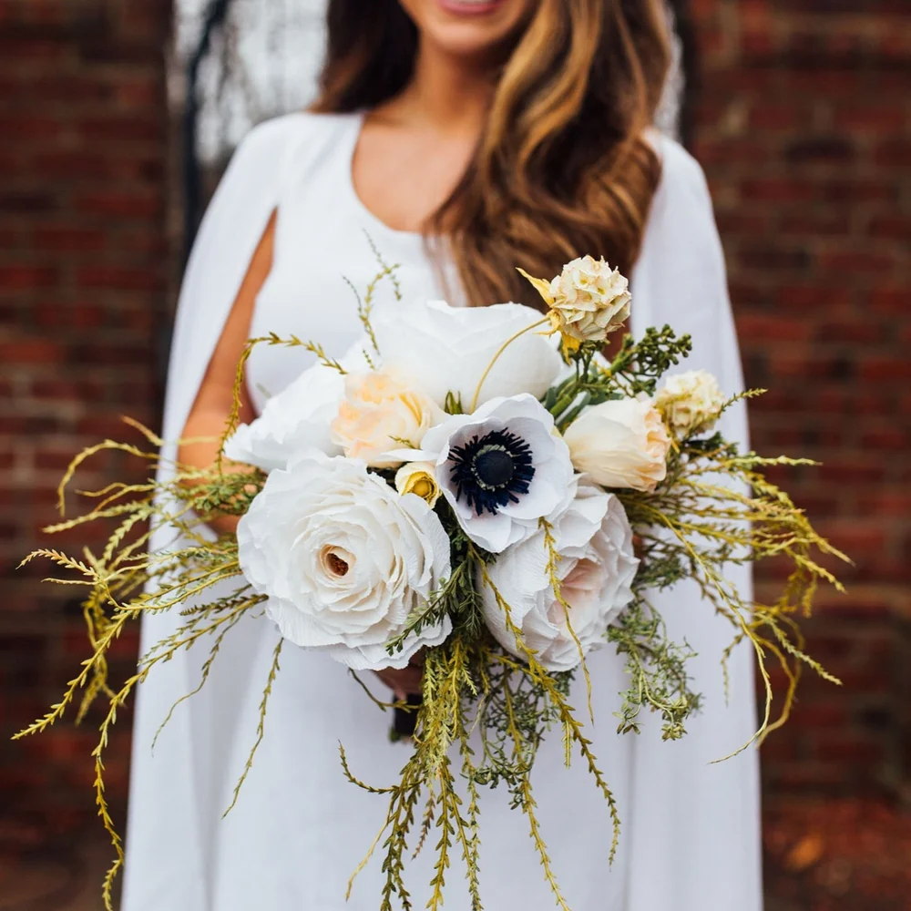 APHRODITE Paper Flower Wedding Bouquet  The Paper Flower Market