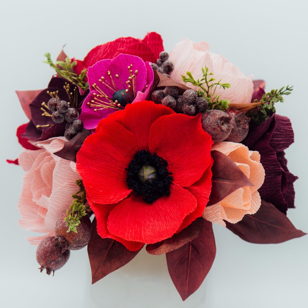 VENUS Paper Flower Wedding Bouquet — The Paper Flower Market