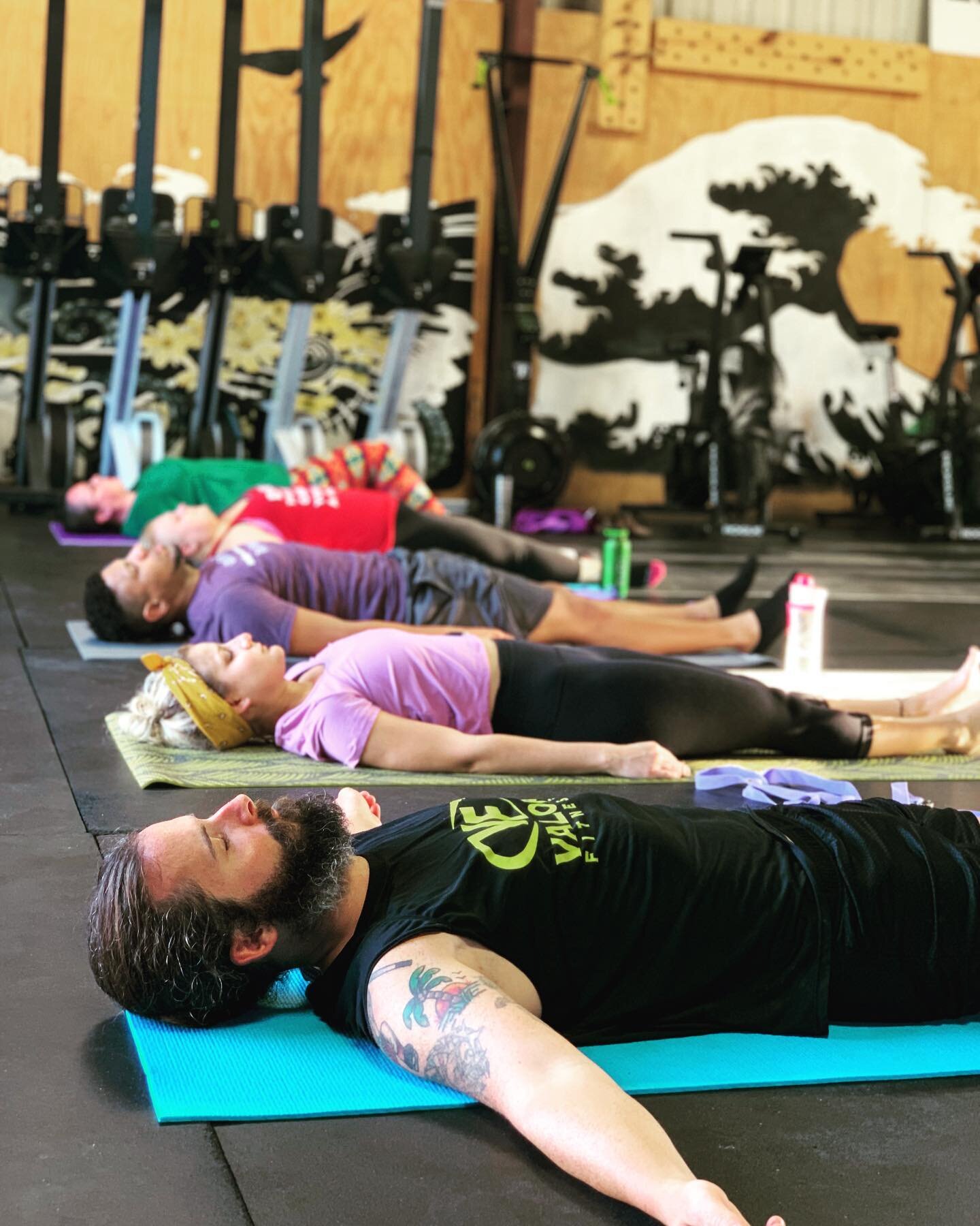 Take a break from the intensity and join us for some yoga! 🧘&zwj;♀️🧘&zwj;♂️ Every Wednesday at 6:30pm, The Fitness Box offers a yoga class to help you balance your mind and body. Led by experienced instructors, our yoga sessions are the perfect com