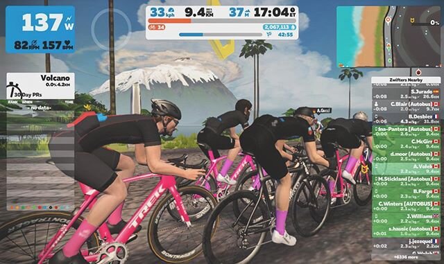 Thinking about changing our club name to QCC. QUARANTINE | Cycling Club. Kit designs coming soon. 
#zwift #cyclinglife #roadslikethese #fromwhereiride #wymtm #foreverbuttphotos #covid19 #flattenthecurve