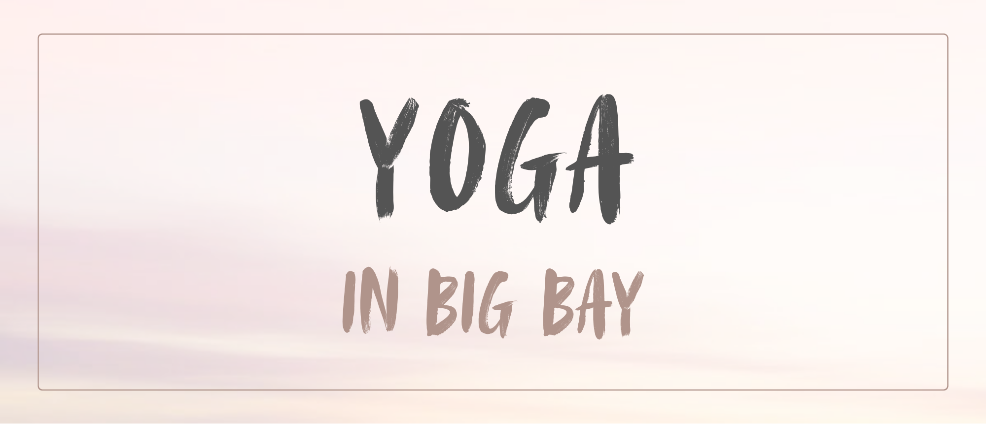 Yoga in Big Bay