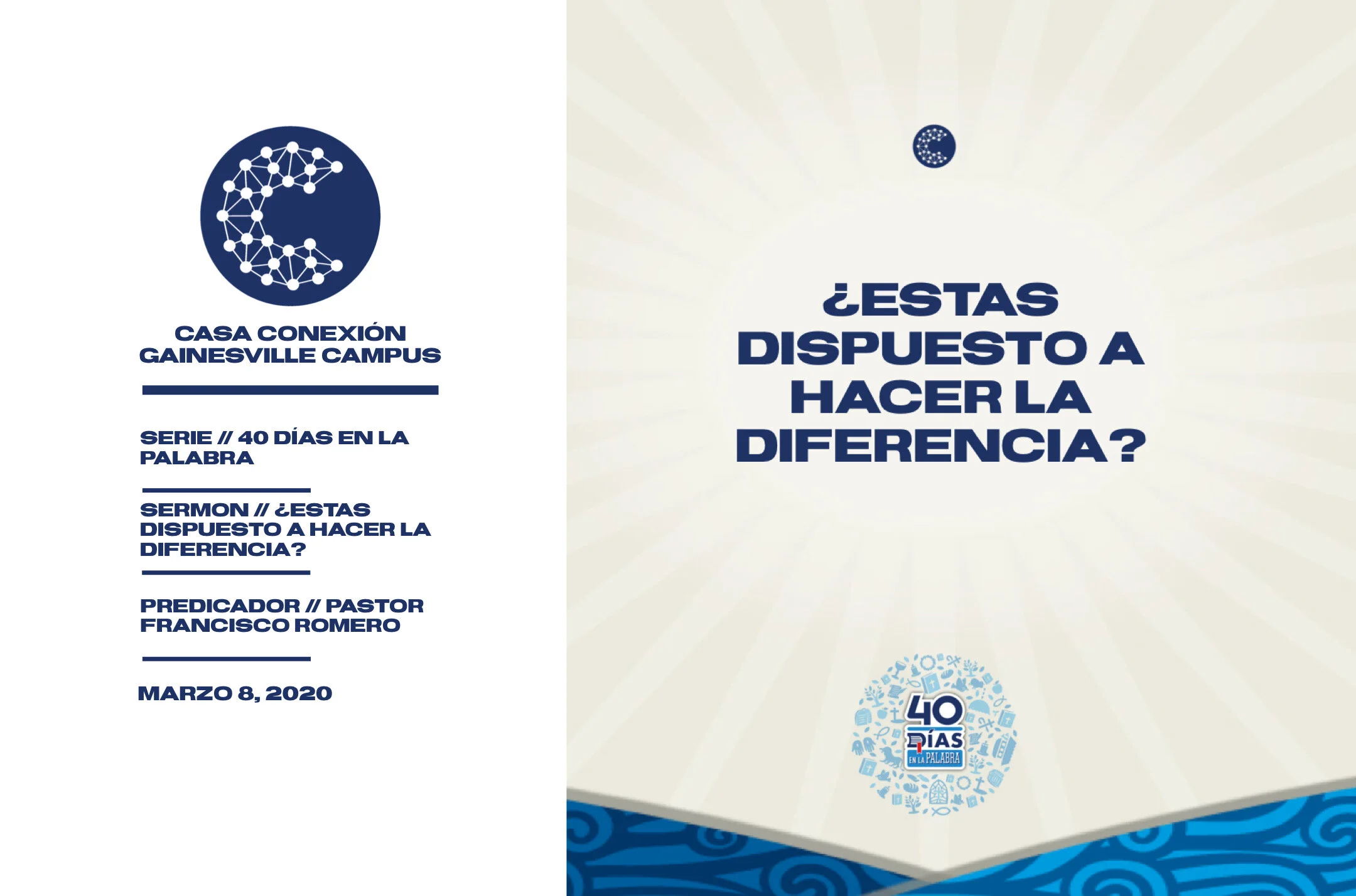 ¿Estas dispuesto a hacer la diferencia? // Pastor Francisco Romero