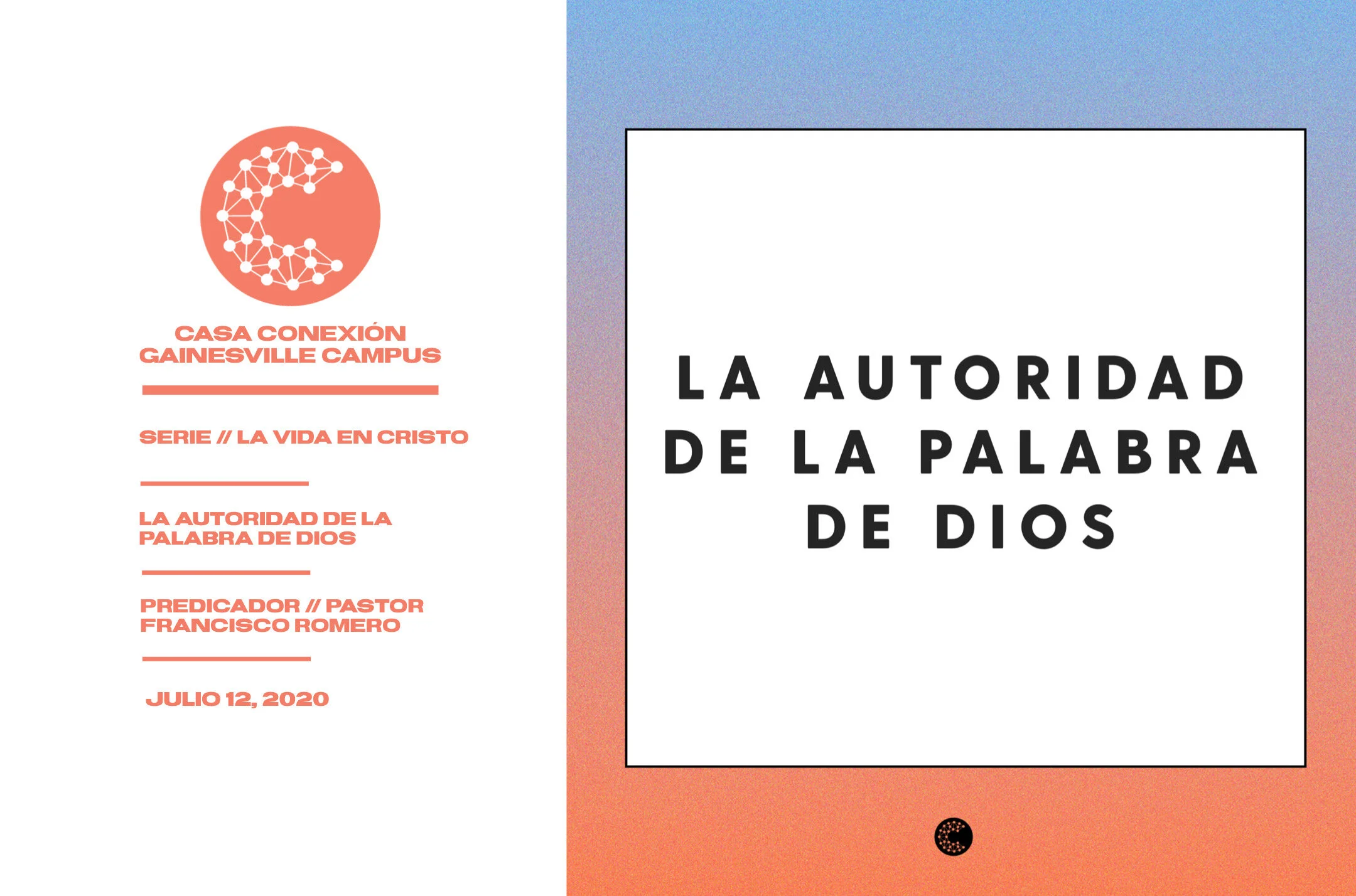 La autoridad de la Palabra de Dios // Pastor Francisco Romero