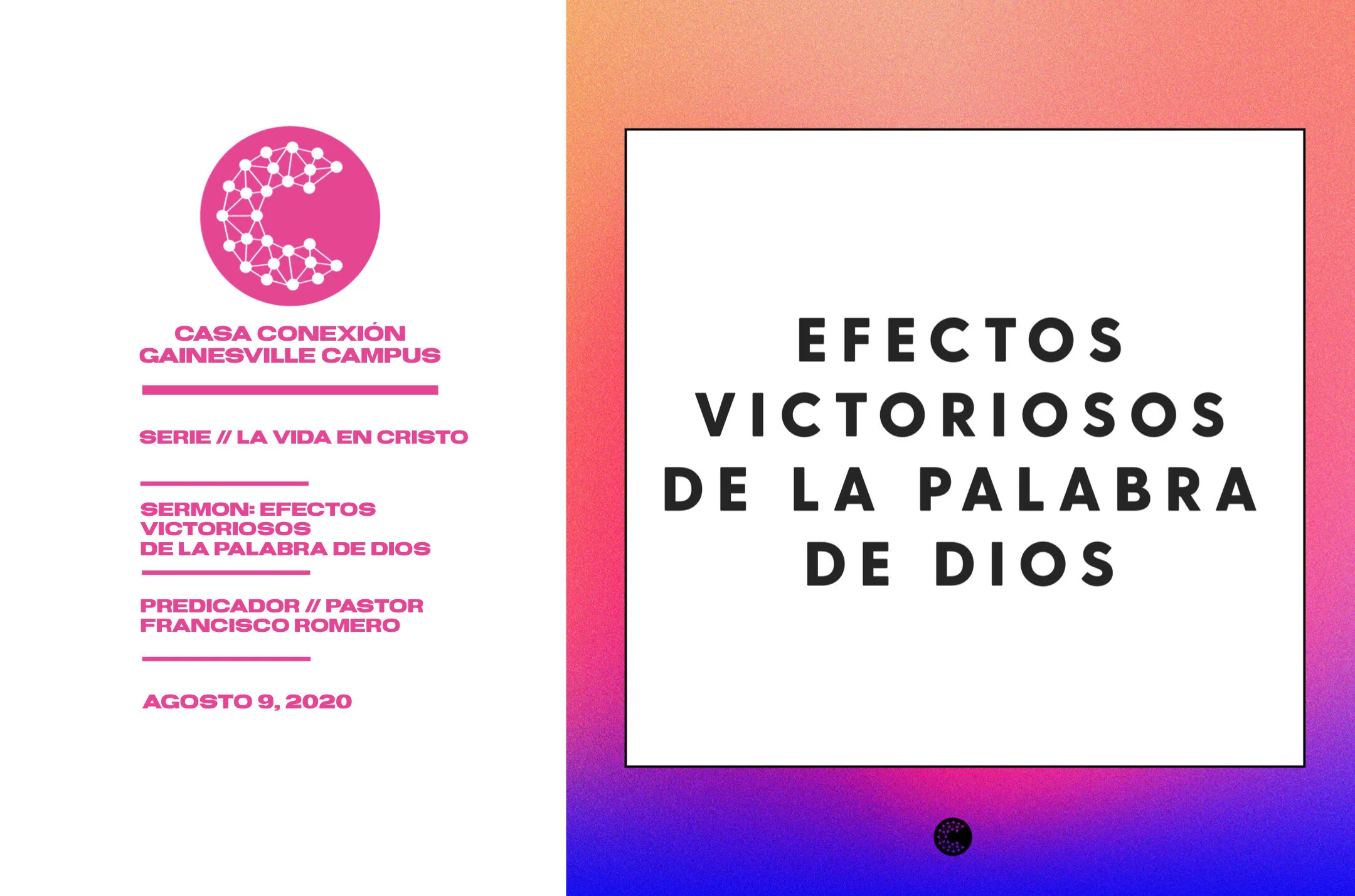 Efectos Victoriosos de La Palabra De Dios // Pastor Francisco Romero