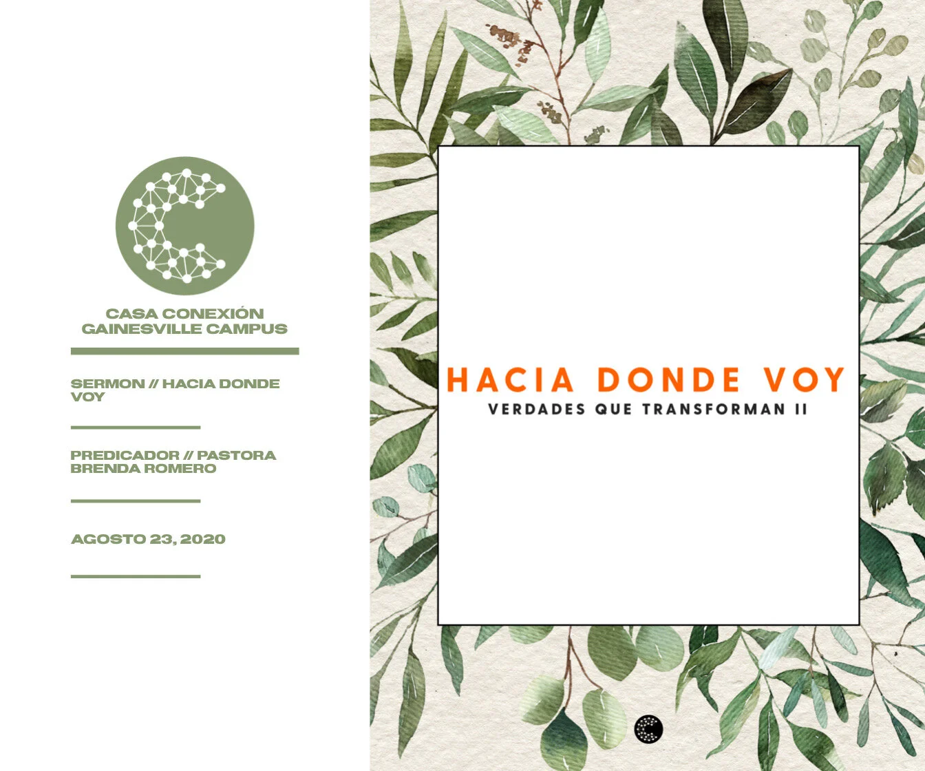 Hacia Donde Voy // Pastora Brenda Romero