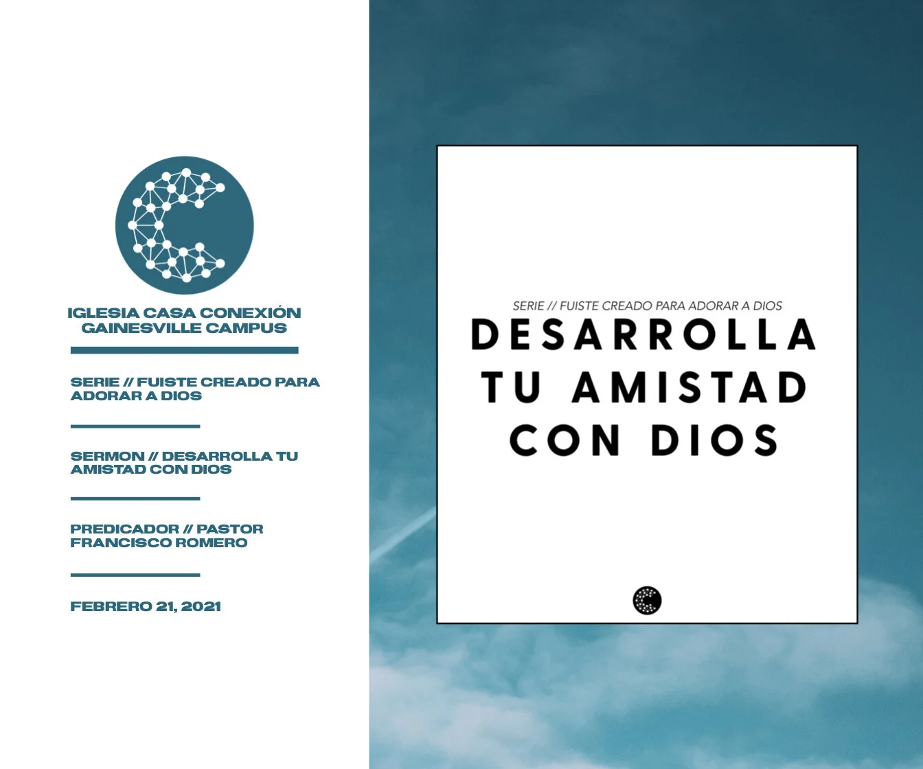Desarrolla tu Amistad con Dios // Pastor Francisco Romero