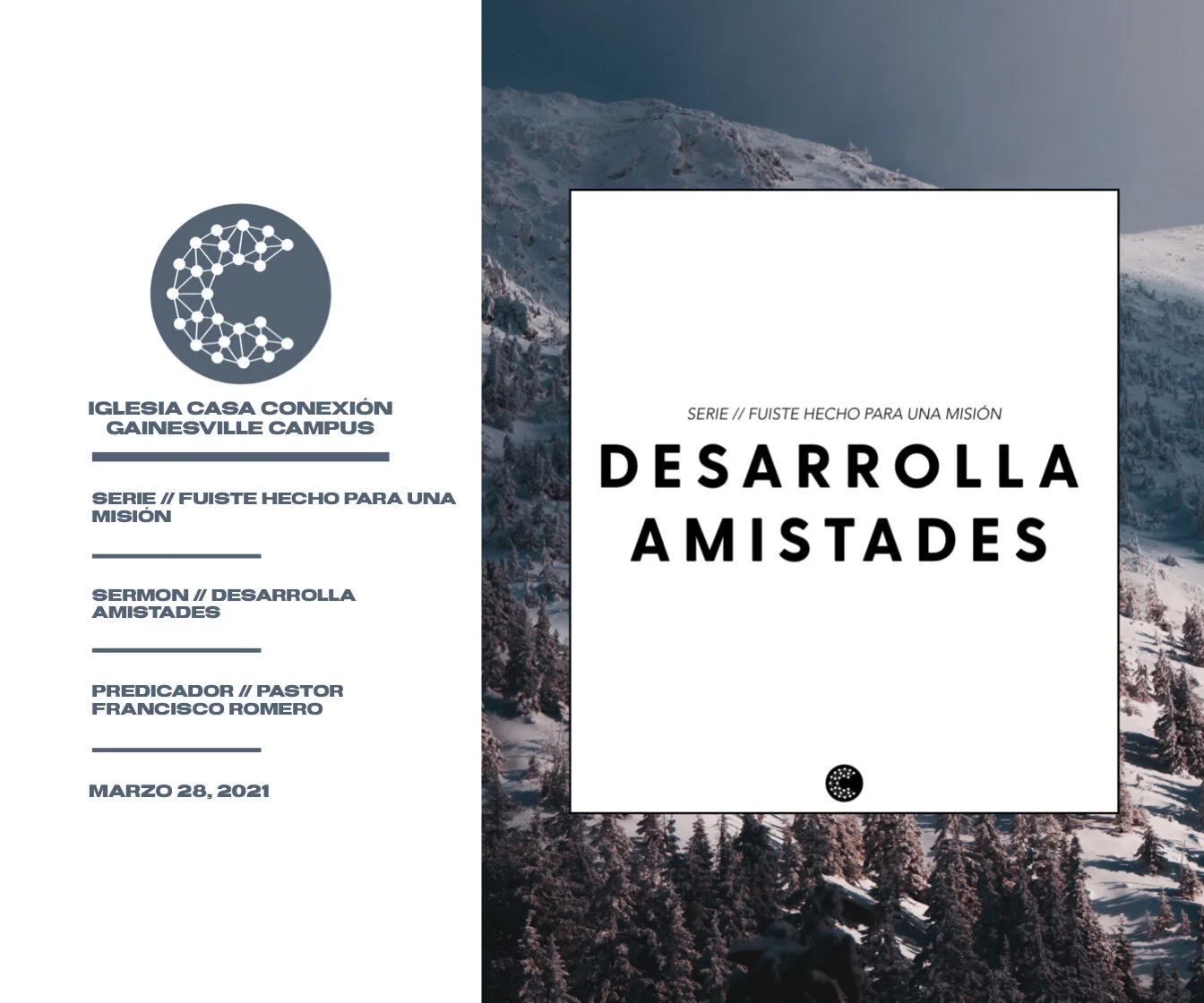 Desarrolla Amistades // Pastor Francisco Romero