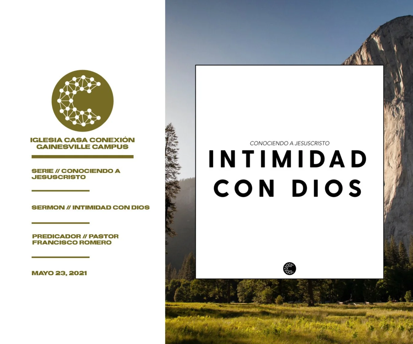 Intimidad con Dios // Pastor Francisco Romero